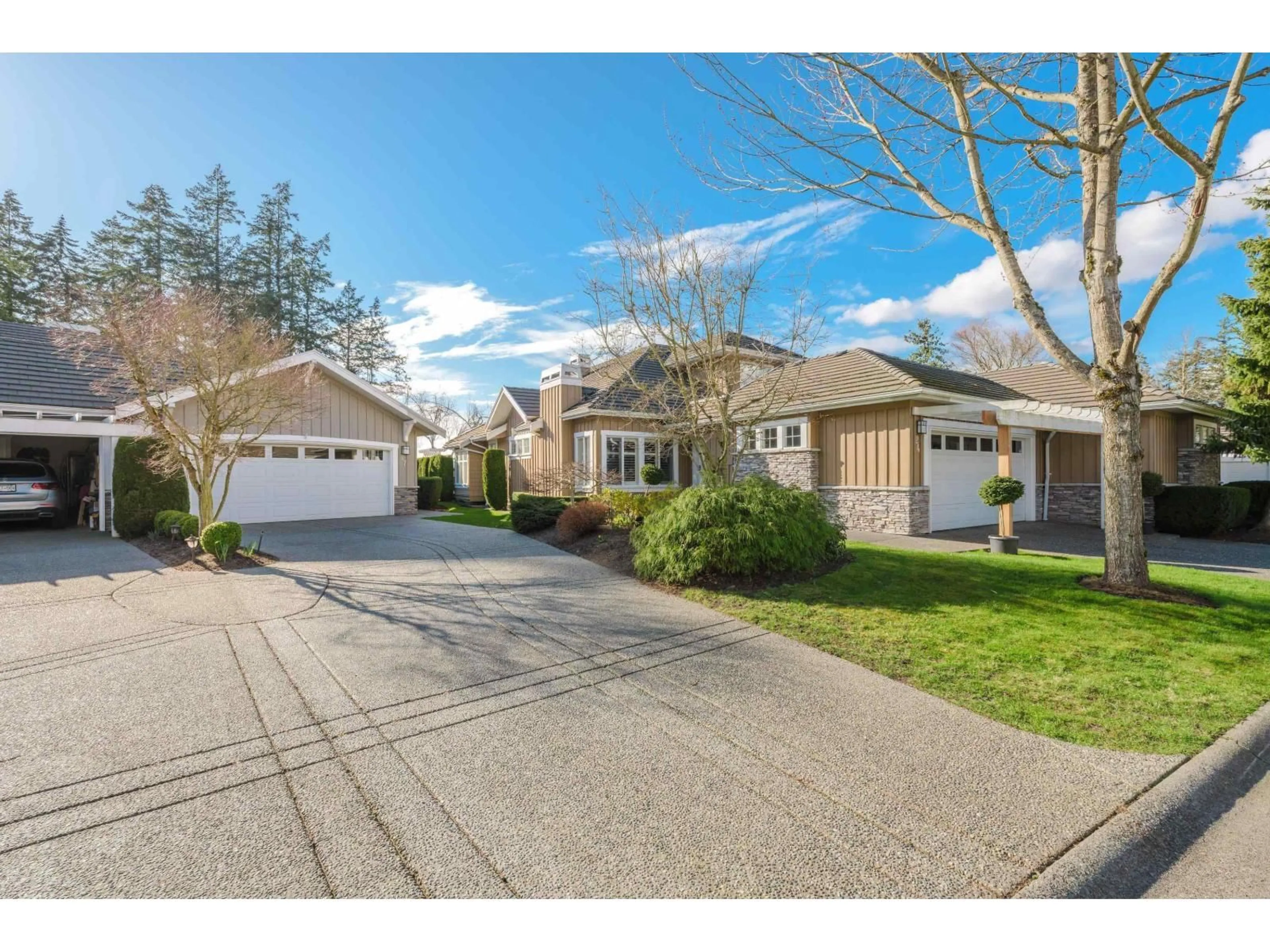 A pic from outside/outdoor area/front of a property/back of a property/a pic from drone, street for 27 - 18088 8, Surrey British Columbia V3Z9T6