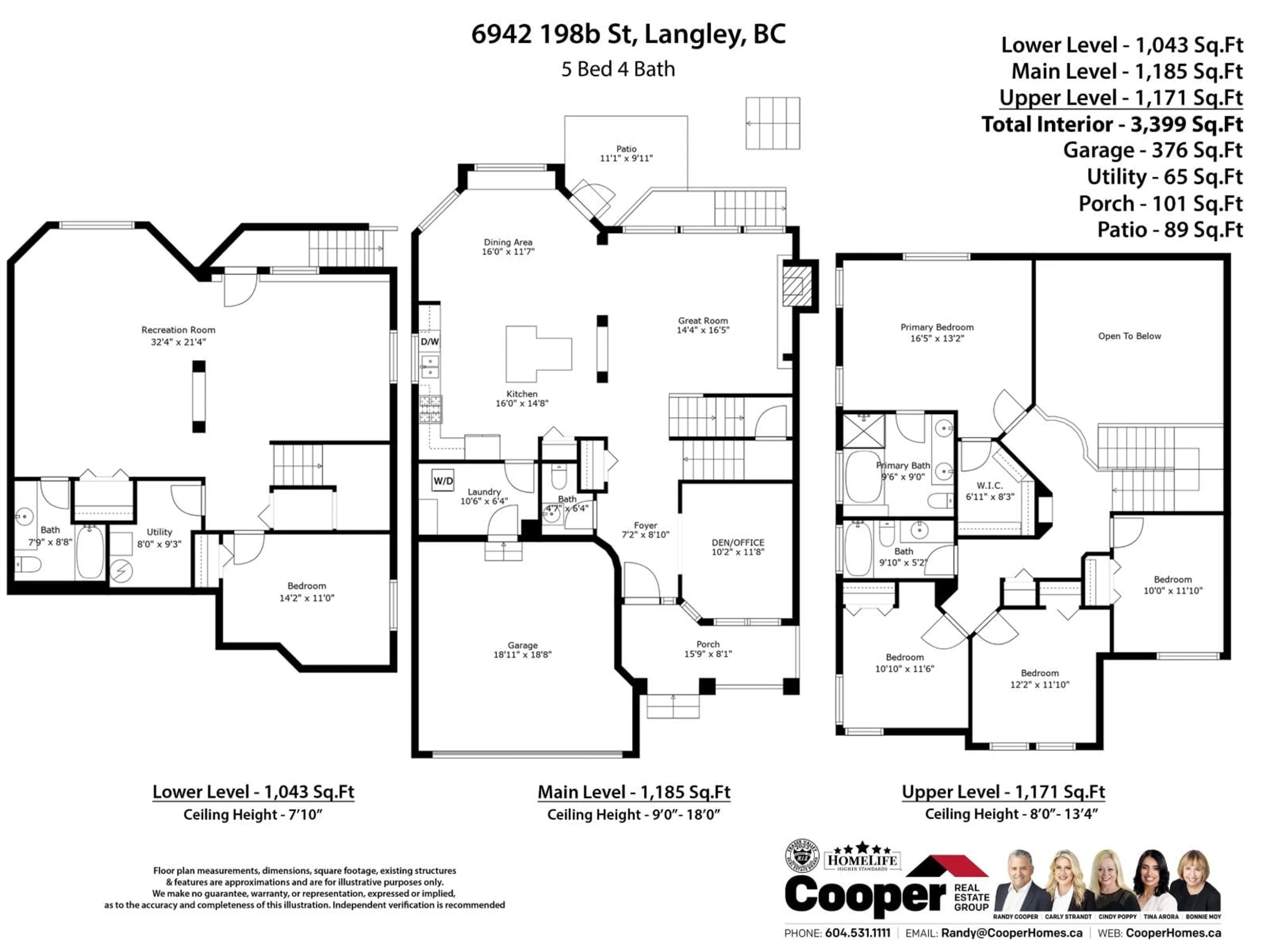Floor plan for 6942 198B, Langley British Columbia V2Y3B4