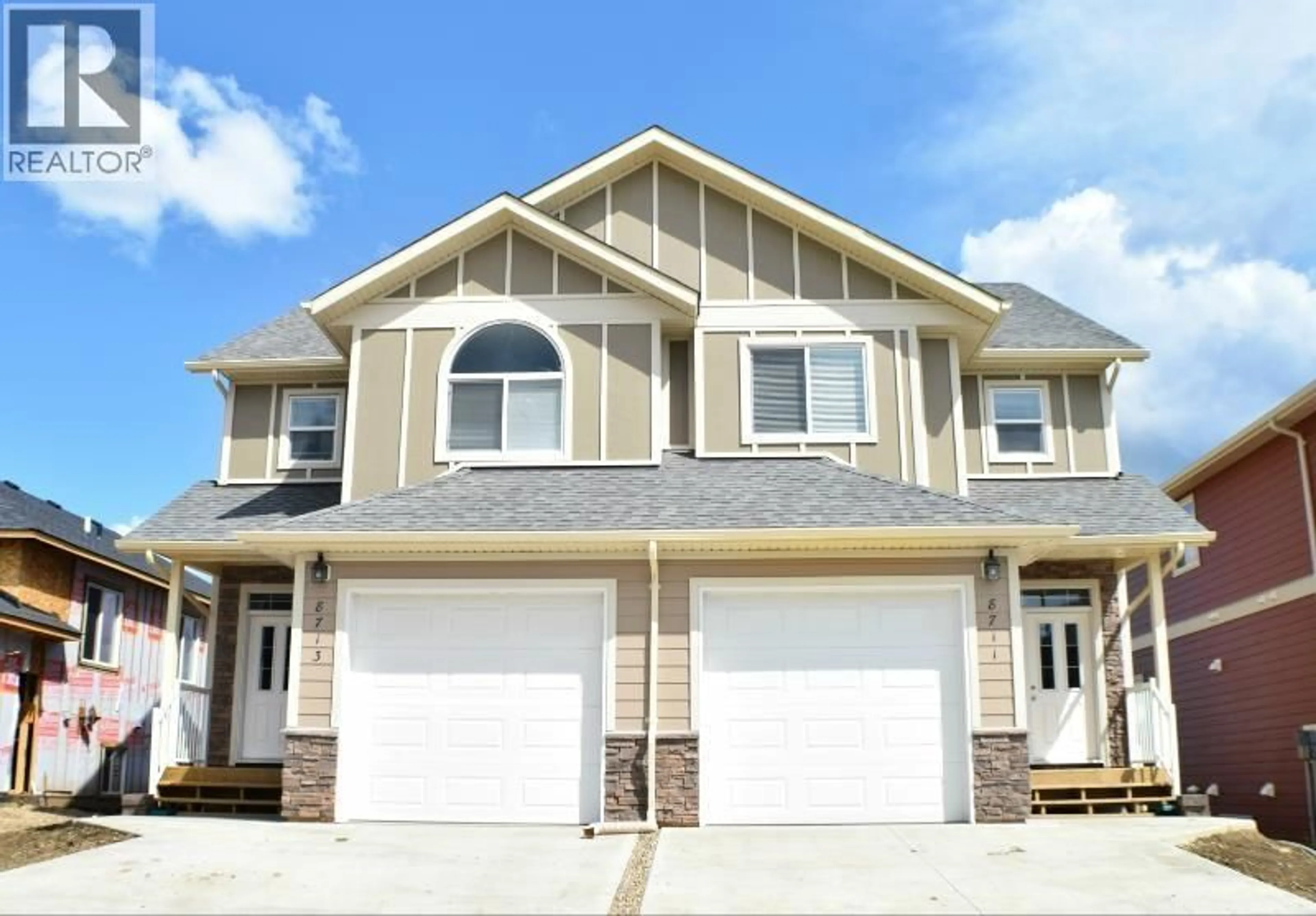Home with vinyl exterior material, street for 8713 82 STREET, Fort St. John British Columbia V1J0P5