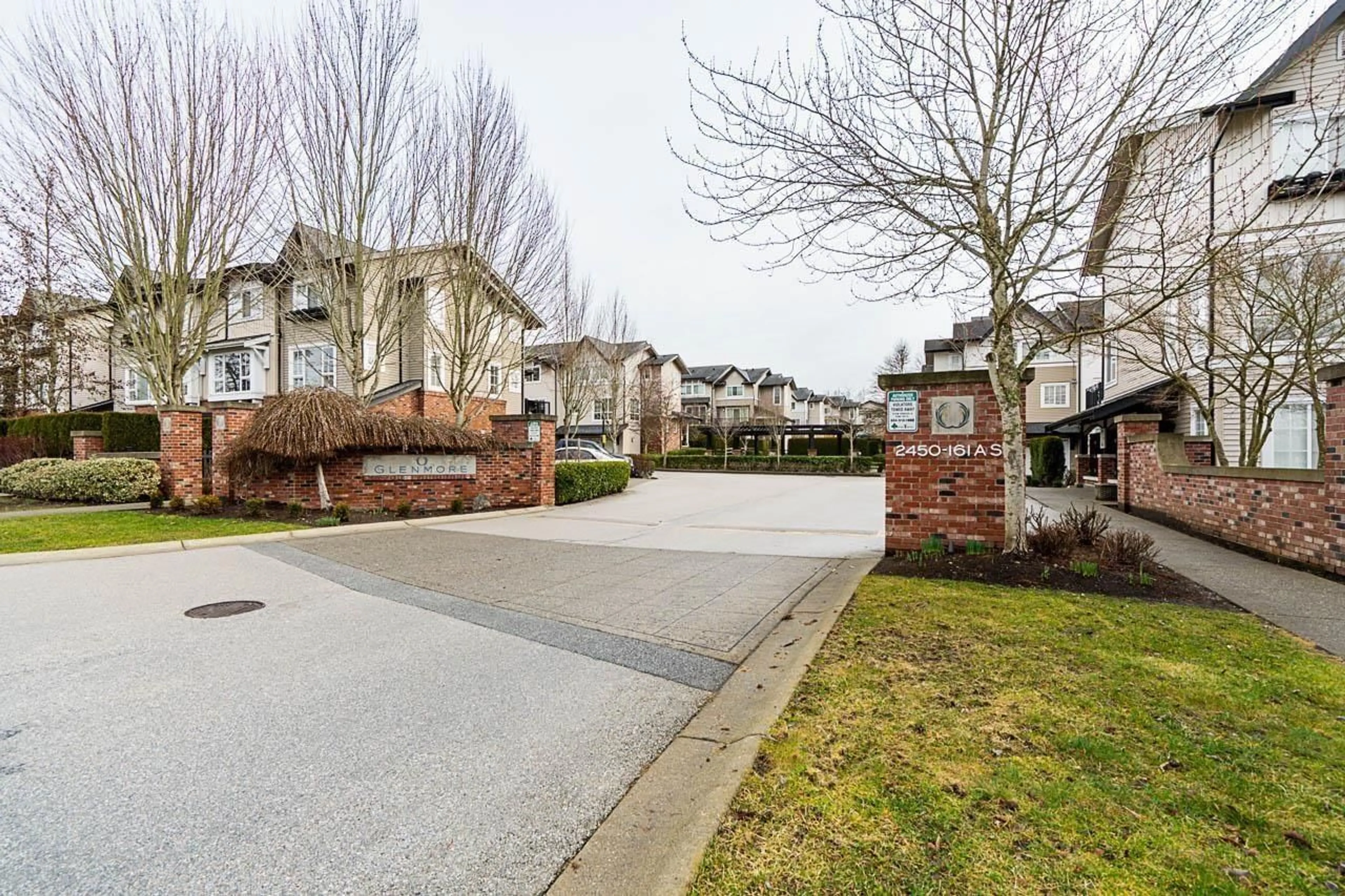 A pic from outside/outdoor area/front of a property/back of a property/a pic from drone, street for 53 - 2450 161A, Surrey British Columbia V3Z8K4