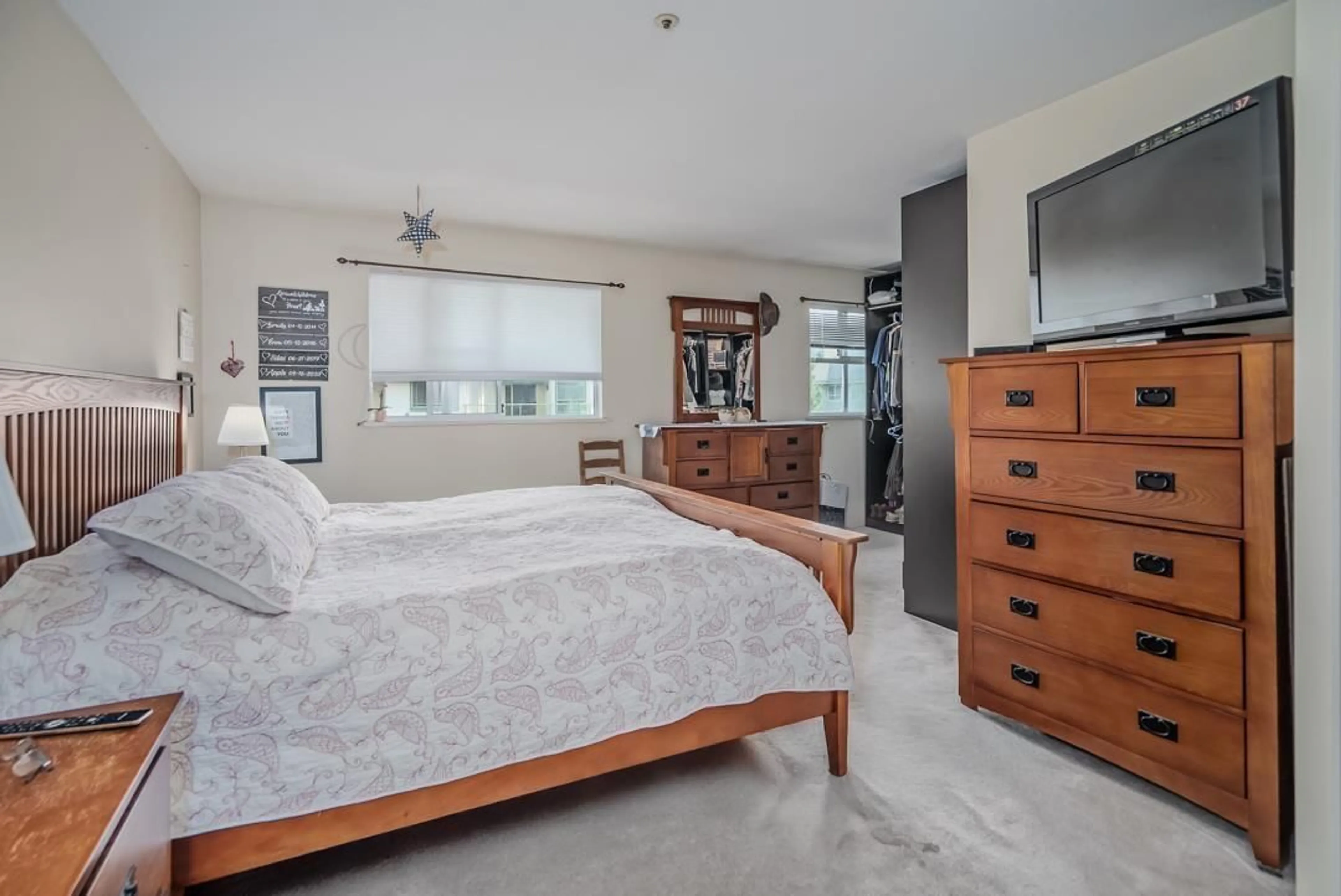 Bedroom with bed, unknown for 309 - 20120 56, Langley British Columbia V3A3Y4