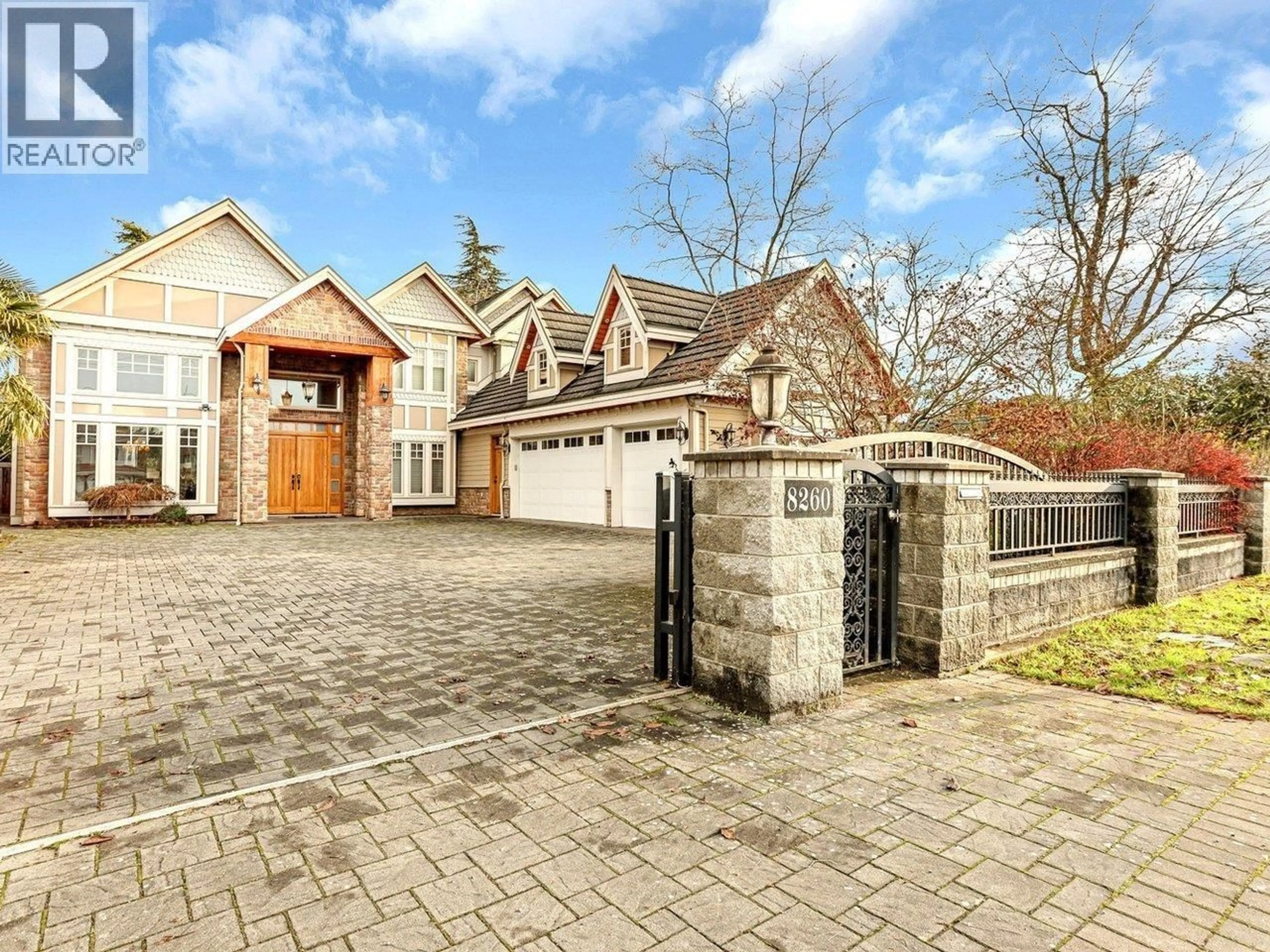 Home with brick exterior material, street for 8260 GILBERT ROAD, Richmond British Columbia V7C3W7