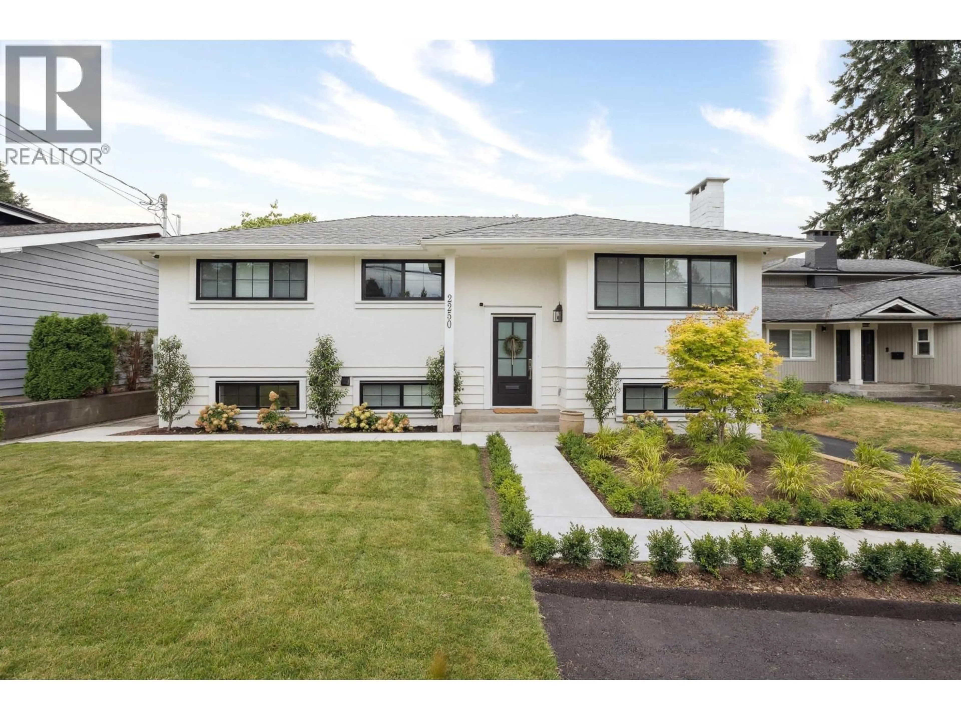 Home with vinyl exterior material, street for 2250 GALE AVENUE, Coquitlam British Columbia V3K2Y8