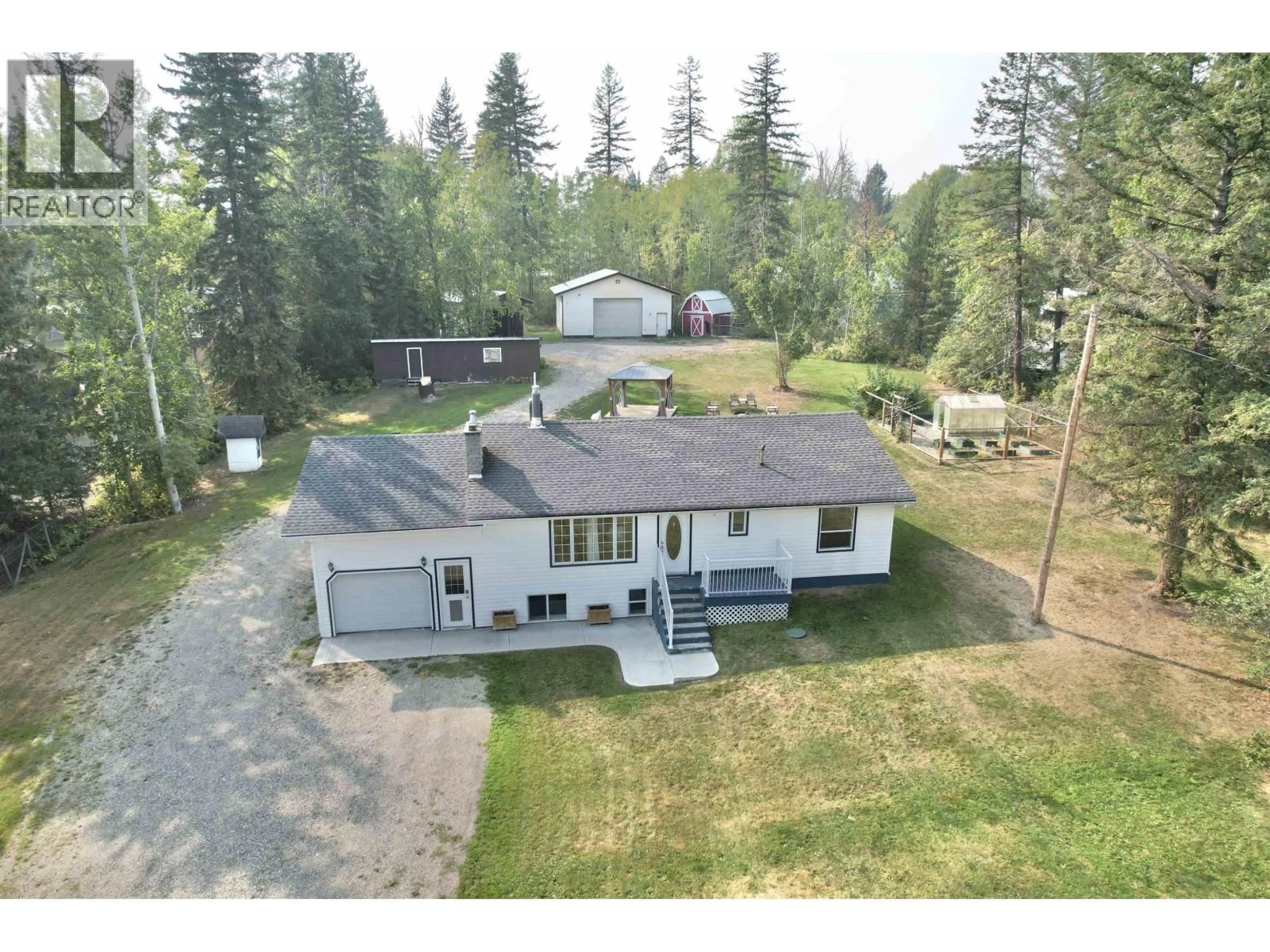 A pic from outside/outdoor area/front of a property/back of a property/a pic from drone, unknown for 3138 YENDRYAS ROAD, Quesnel British Columbia V2J6K5