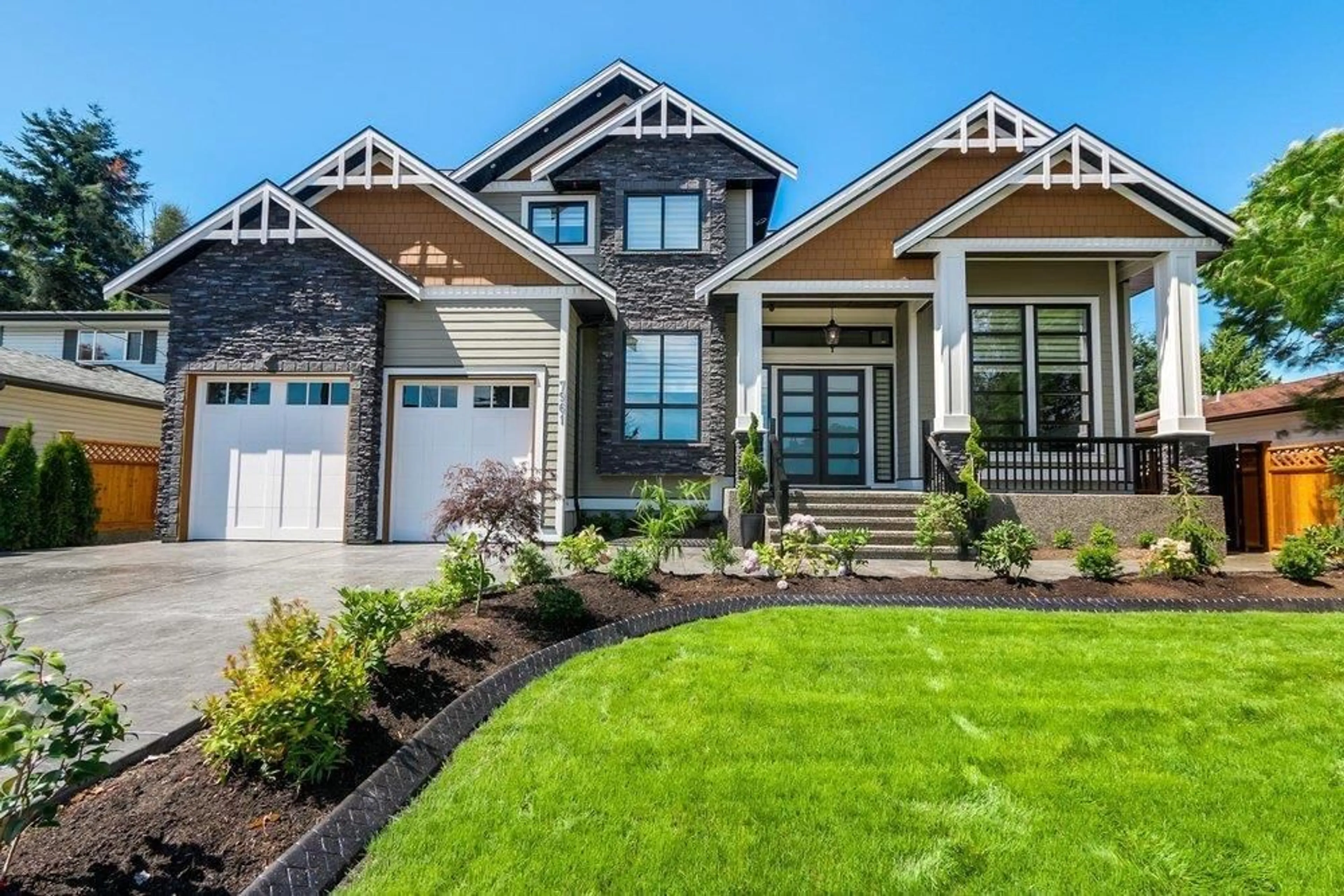 Home with vinyl exterior material, street for 7961 112A, Delta British Columbia V4C4Y4