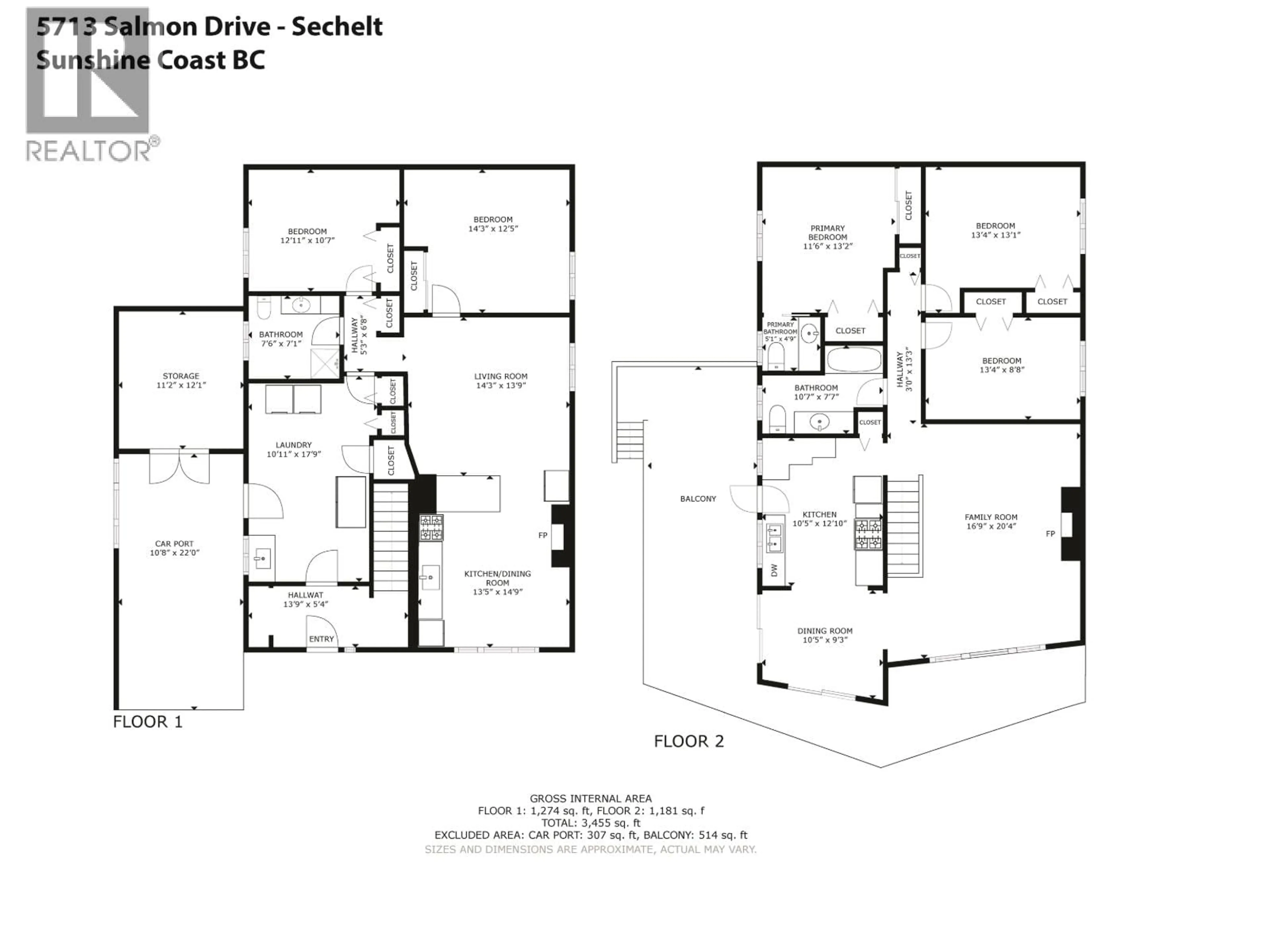 Floor plan for 5713 SALMON DRIVE, Sechelt British Columbia V0N3A0