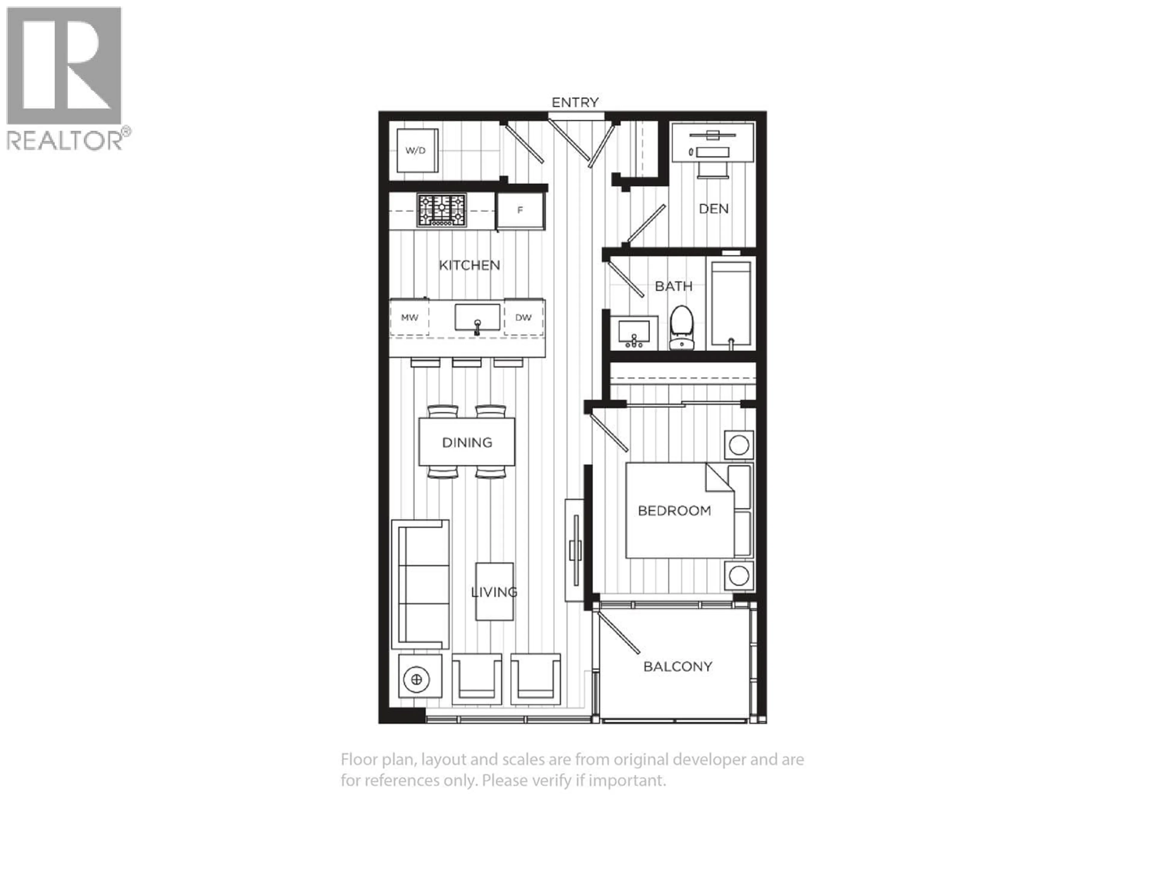 Floor plan for 206 - 10780 NO. 5 ROAD, Richmond British Columbia V6W0B8