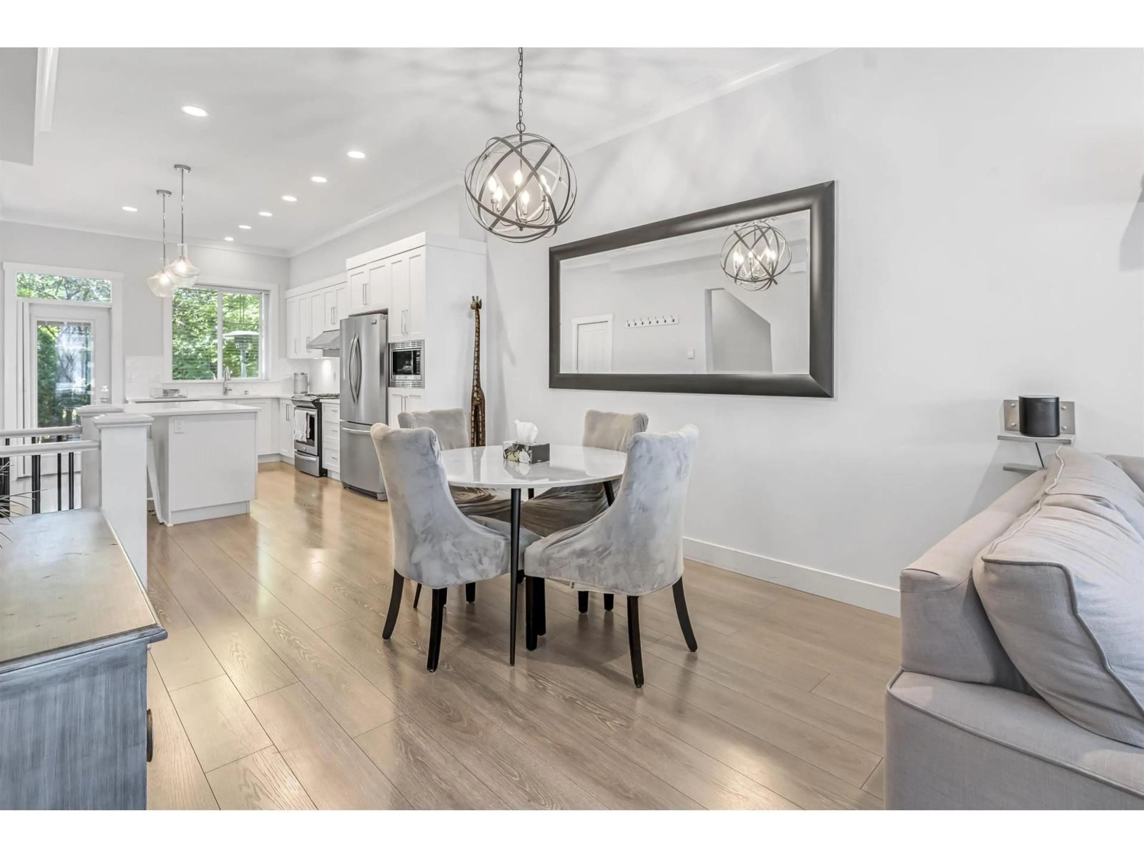 Dining room, wood/laminate floor for 50 - 2855 158, Surrey British Columbia V3Z0P5