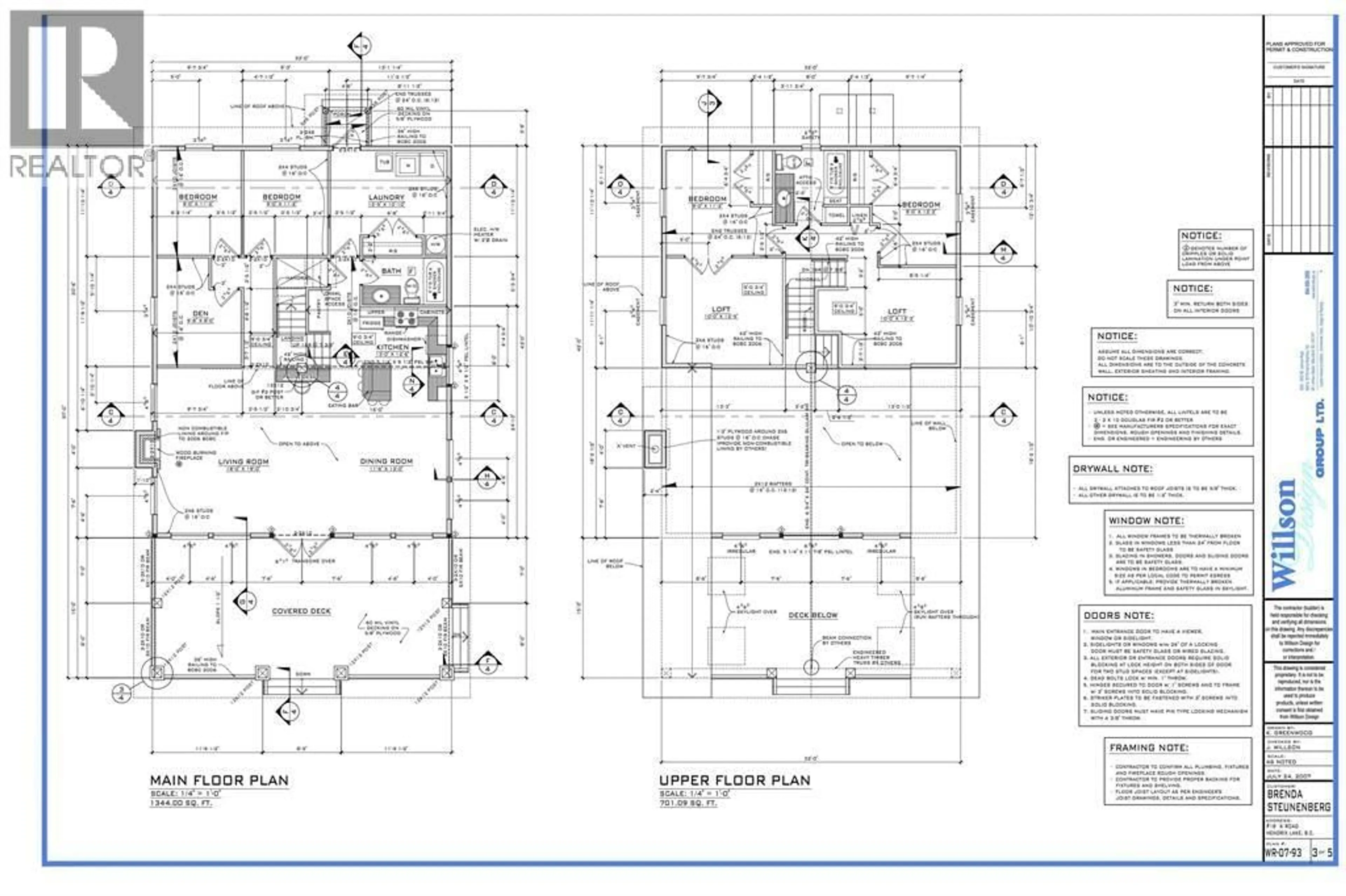 Floor plan for 651 A ROAD, 100 Mile House British Columbia V0K1J0