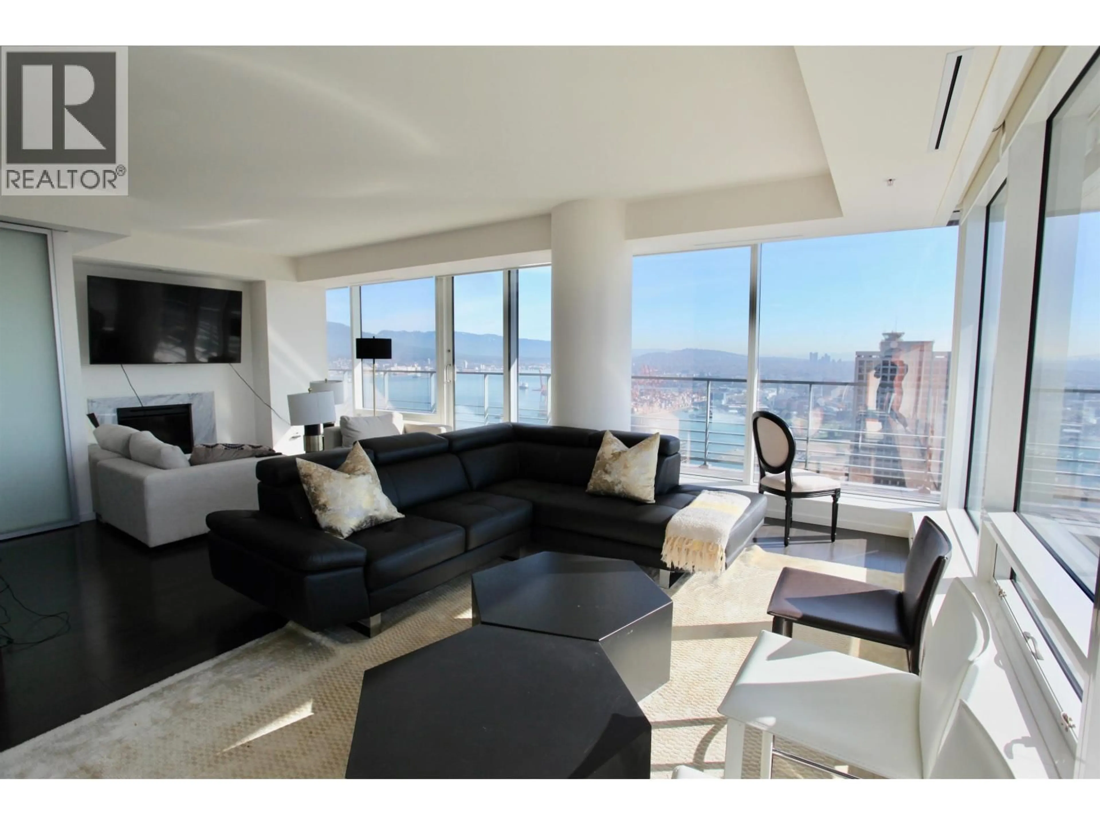 Living room with furniture, unknown for 4203 - 1011 CORDOVA STREET, Vancouver British Columbia V6C0B2