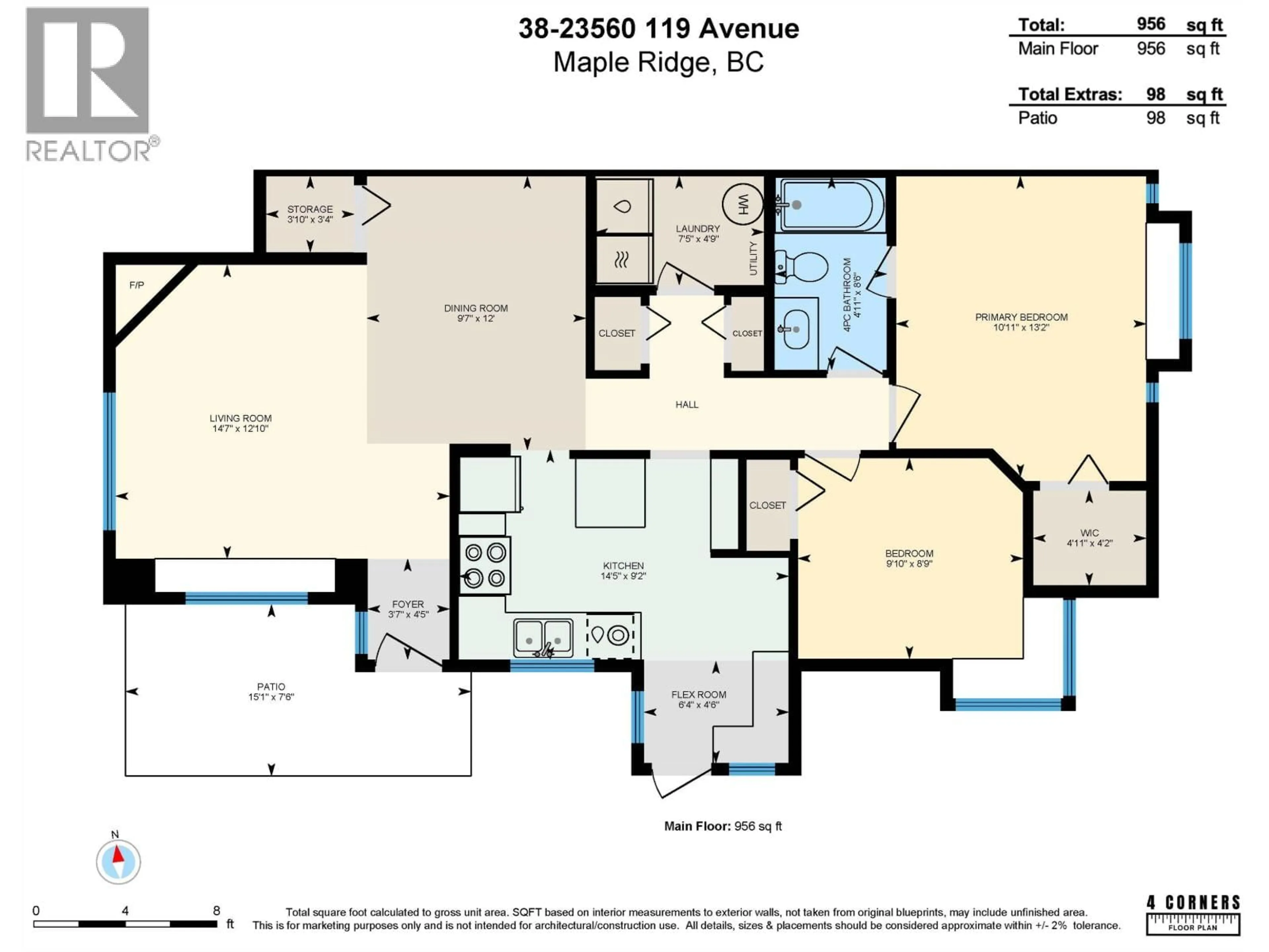 Floor plan for 38 - 23560 119 AVENUE, Maple Ridge British Columbia V4R2P5