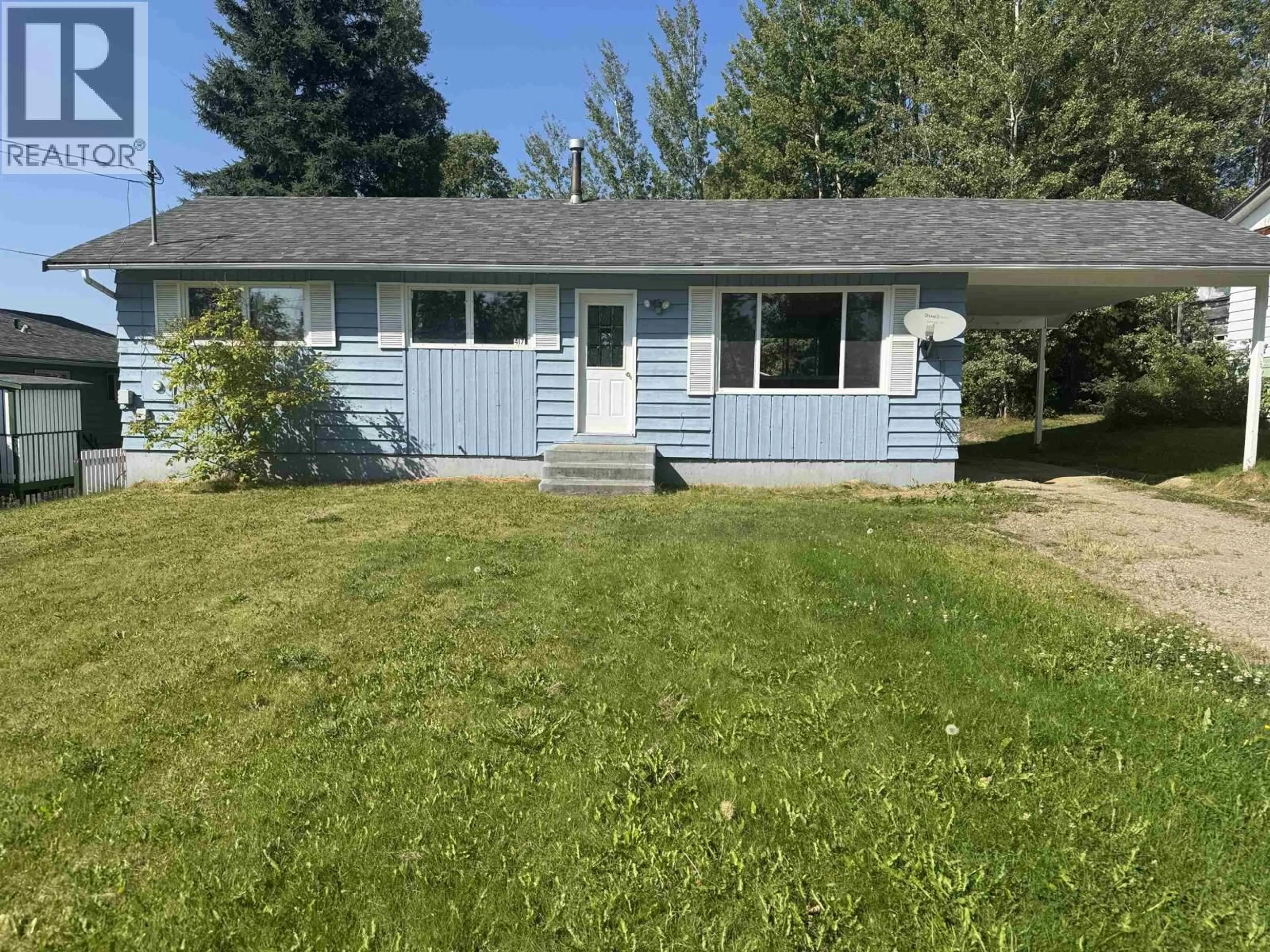 A pic from outside/outdoor area/front of a property/back of a property/a pic from drone, unknown for 417 CENTENNIAL DRIVE, Mackenzie British Columbia V0J2C0