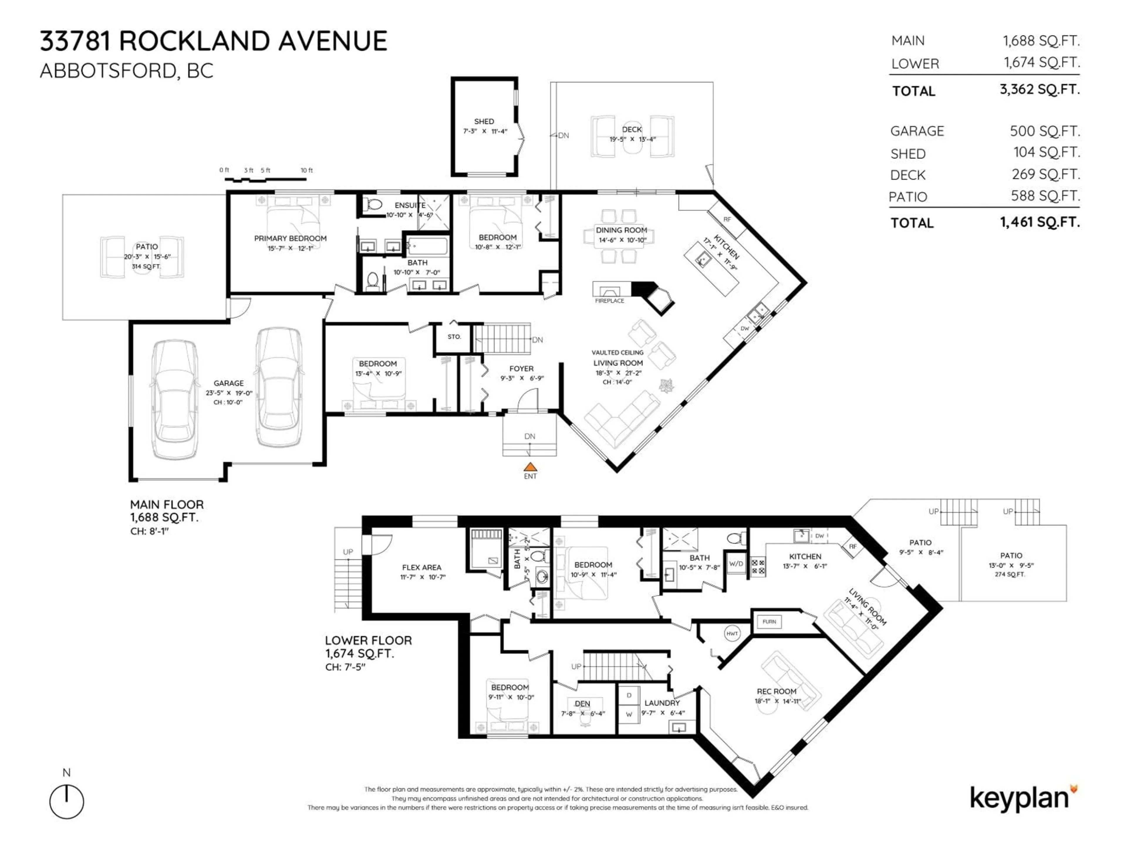 Floor plan for 33781 ROCKLAND, Abbotsford British Columbia V2S1T8