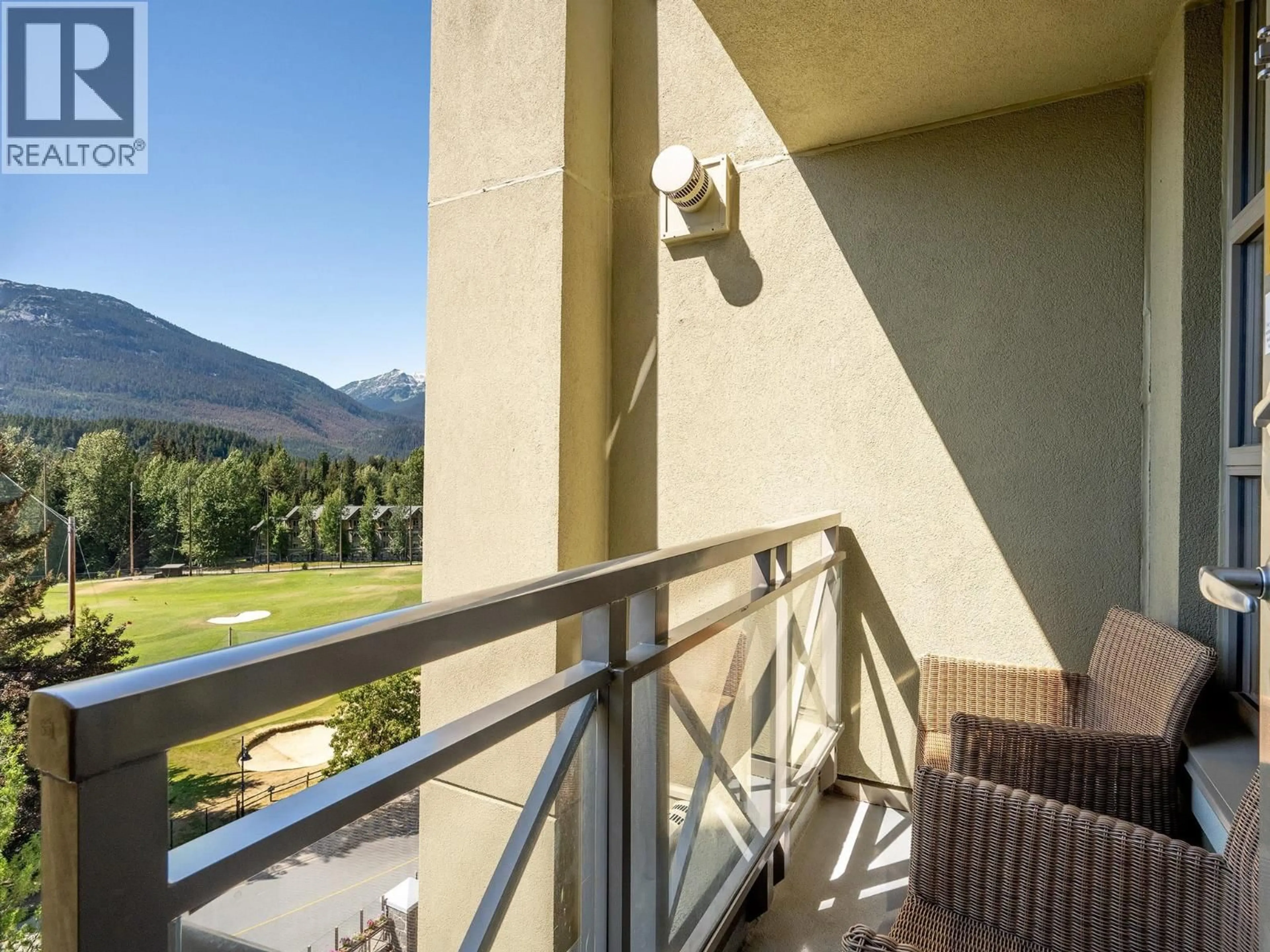 Balcony in the apartment, mountain view for 661 - 4090 WHISTLER WAY, Whistler British Columbia V8E1J3