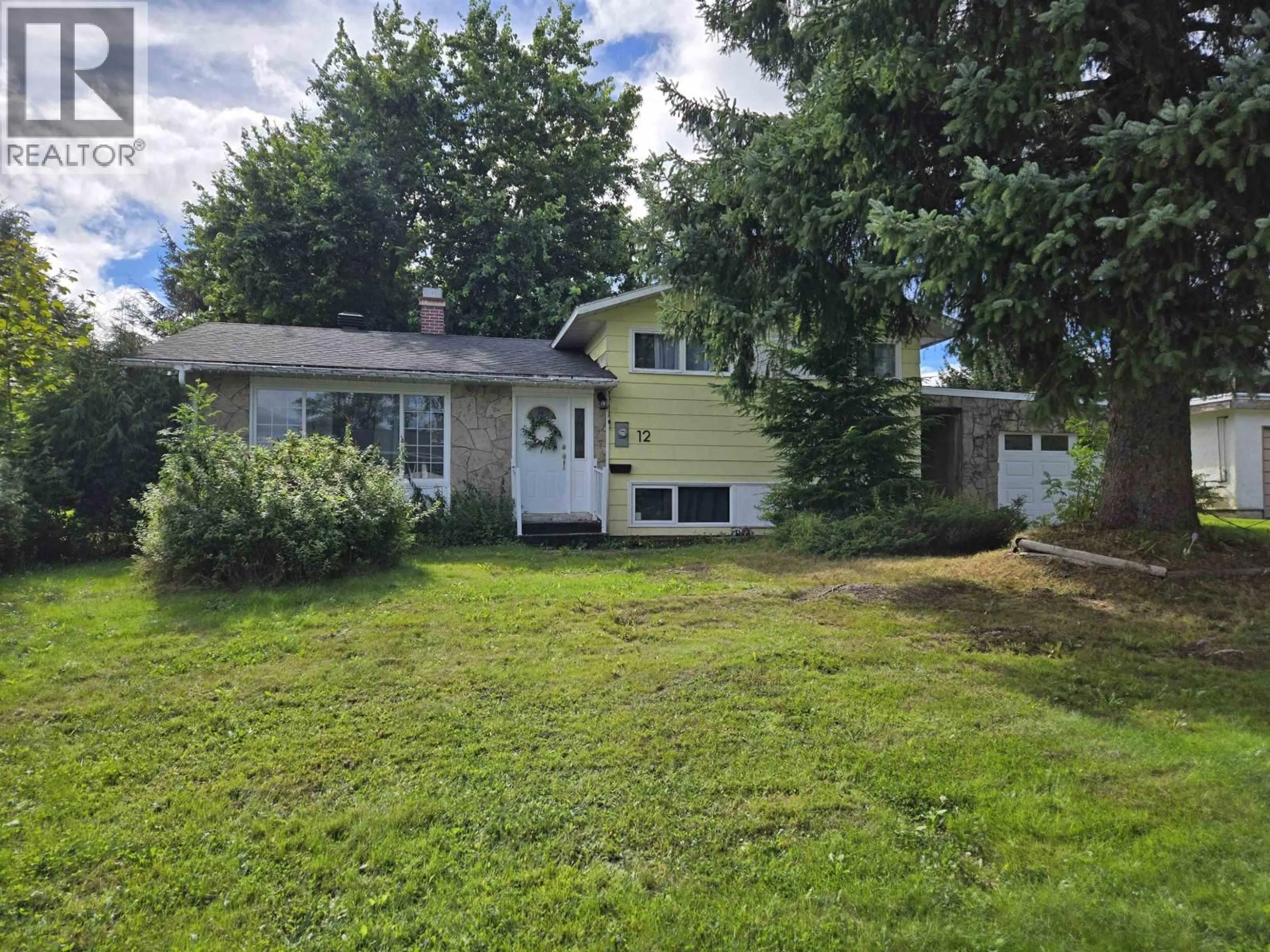A pic from outside/outdoor area/front of a property/back of a property/a pic from drone, street for 12 AMOS STREET, Kitimat British Columbia V8C1A6