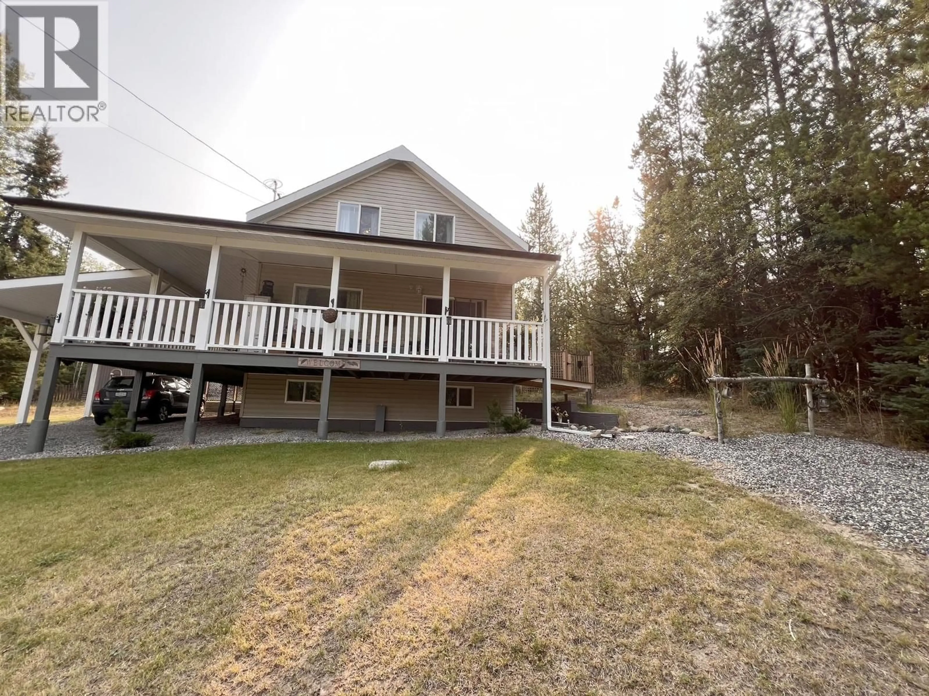 A pic from outside/outdoor area/front of a property/back of a property/a pic from drone, unknown for 6318 MOOSE POINT DRIVE, Lone Butte British Columbia V0K2K1