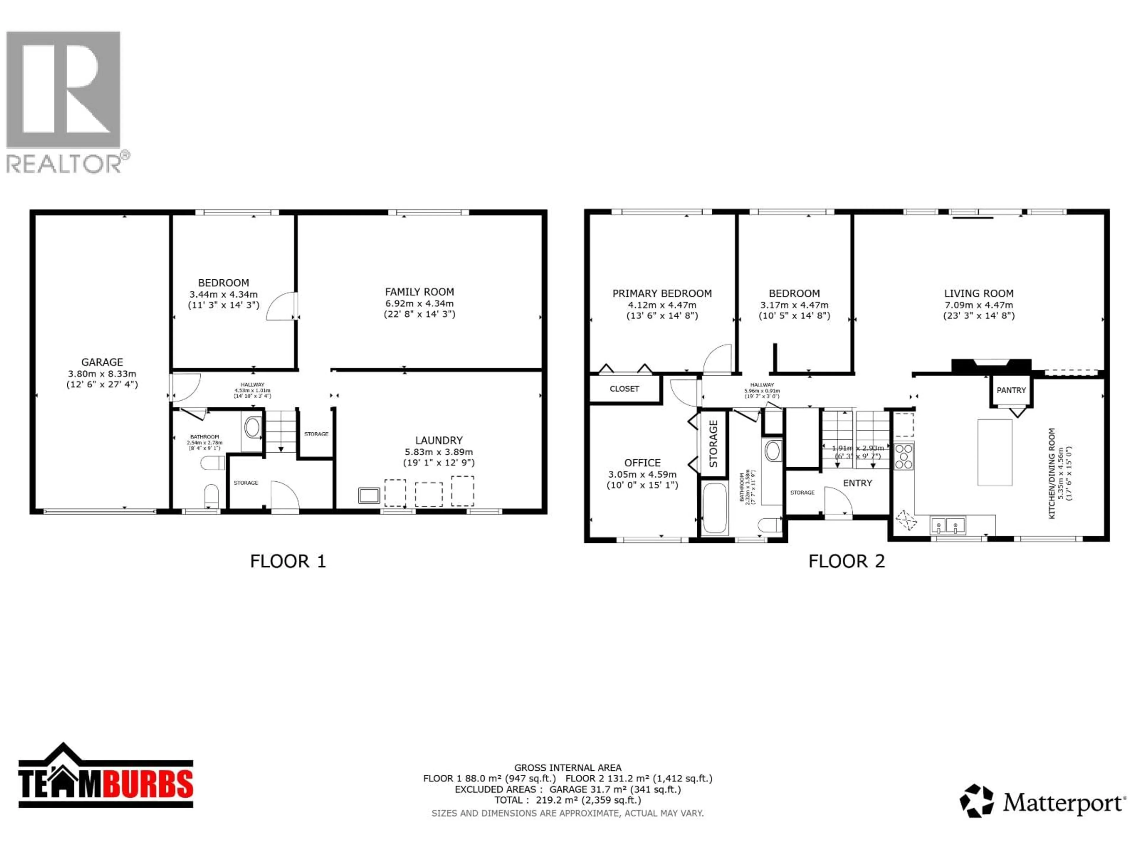 Floor plan for 1961 LOMBARDIE DRIVE, Quesnel British Columbia V2J4A8