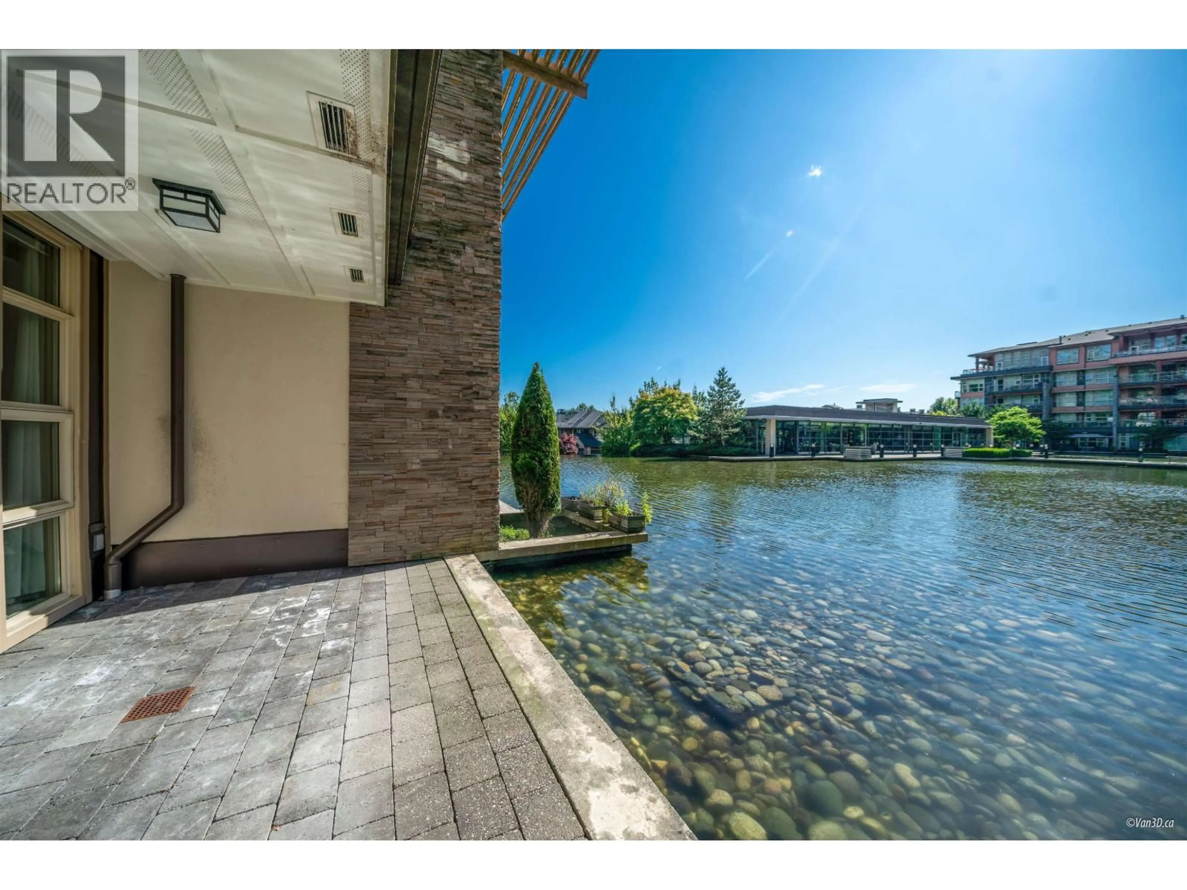 Patio, water/lake/river/ocean view for 111 - 3606 ALDERCREST DRIVE, North Vancouver British Columbia V7G0A3