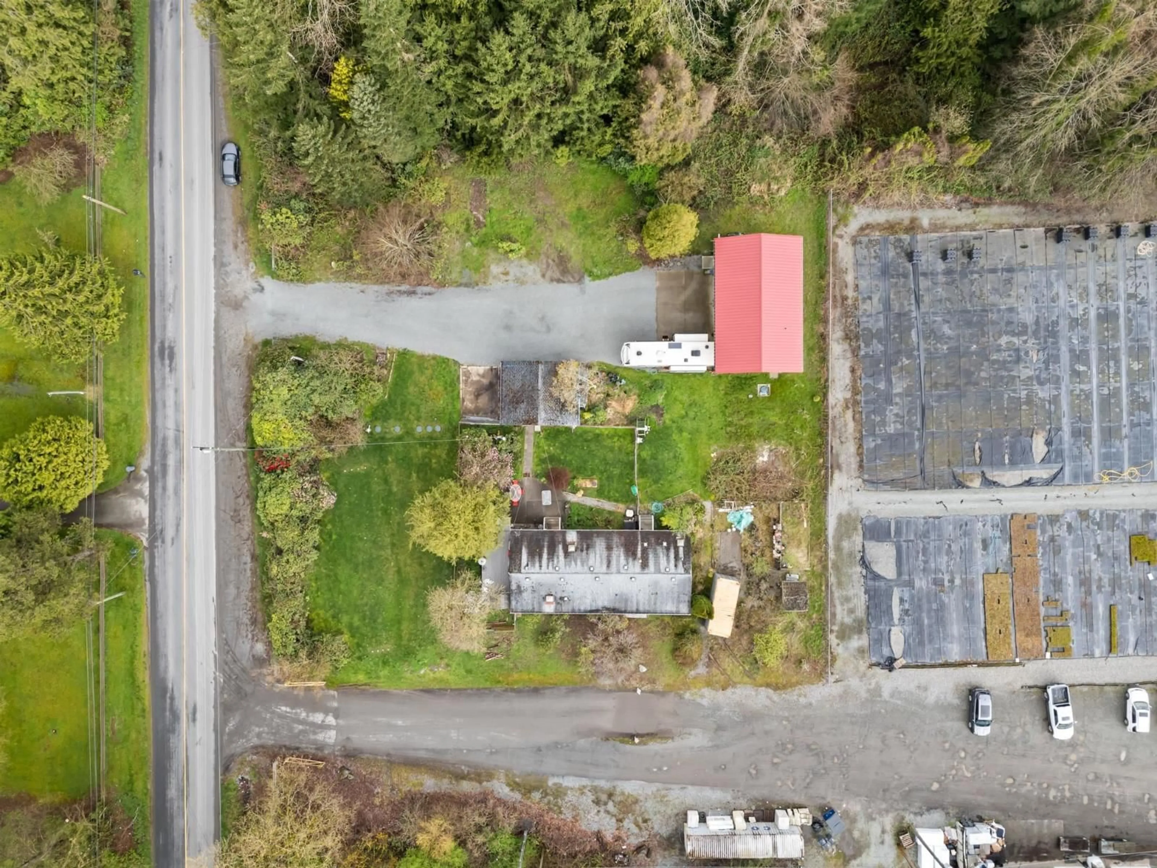 A pic from outside/outdoor area/front of a property/back of a property/a pic from drone, street for 3674 224, Langley British Columbia V2Z2G7