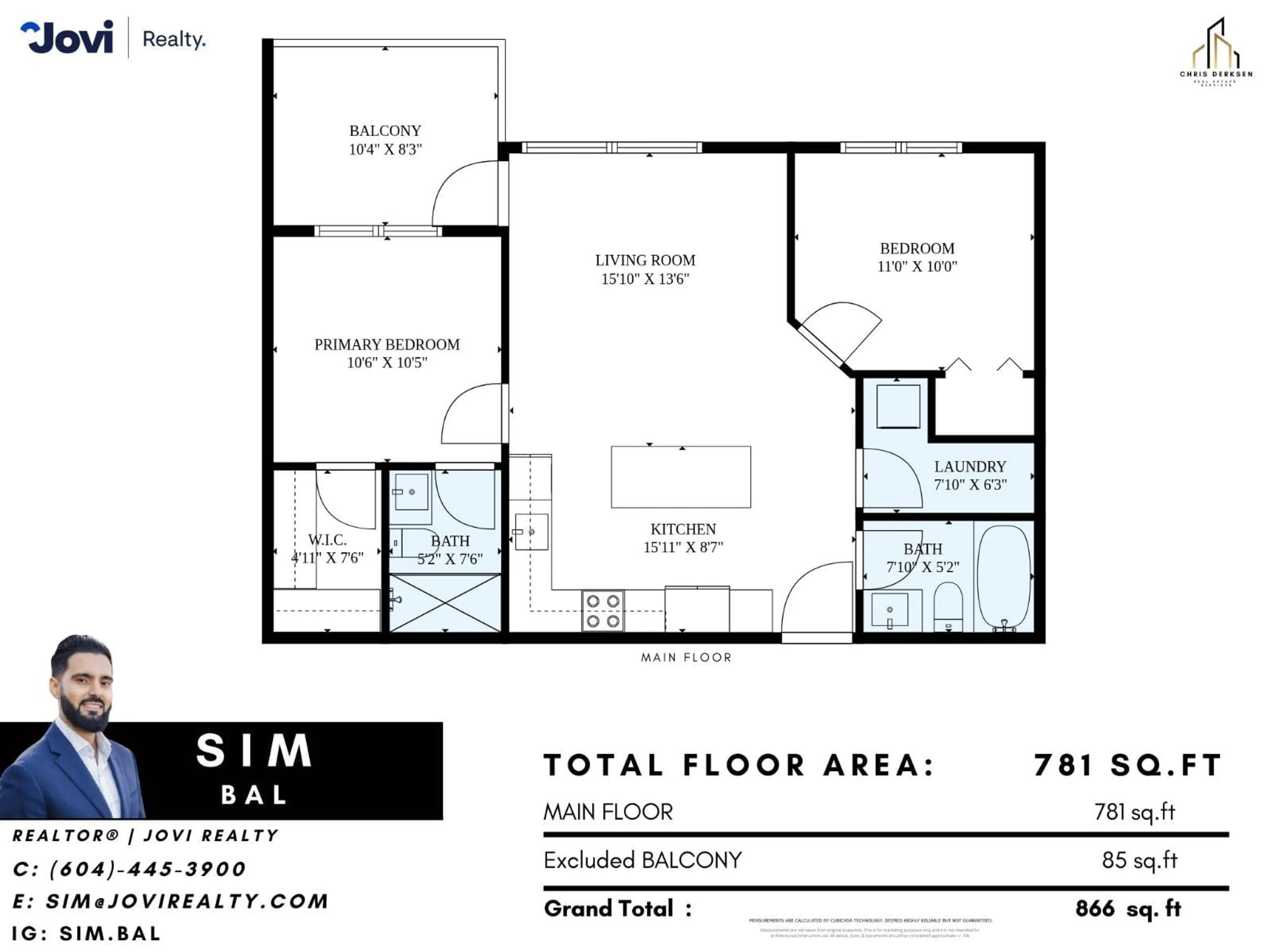 Floor plan for 311 - 20286 72B, Langley British Columbia V2Y1T2