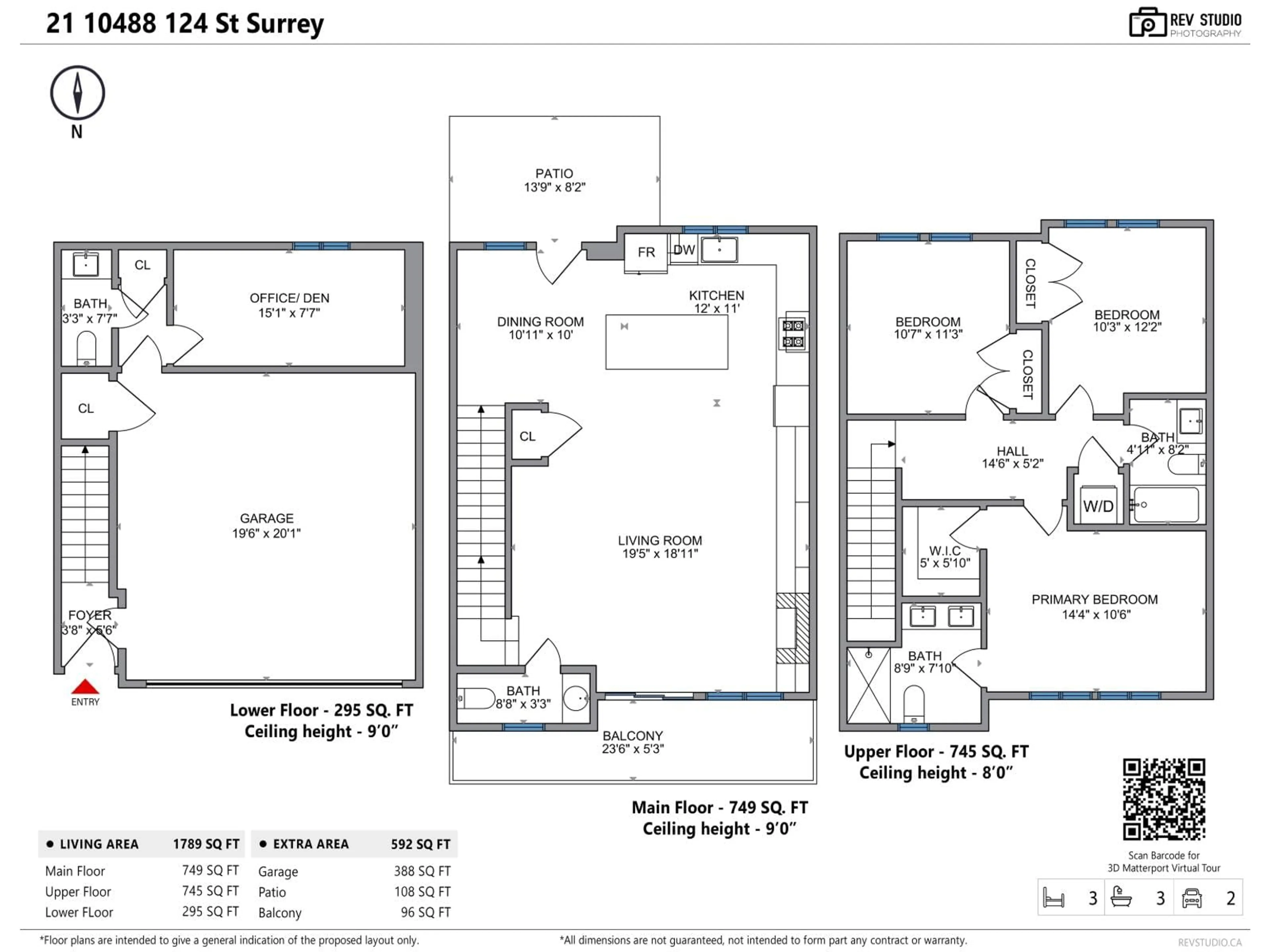 Floor plan for 21 - 10488 124, Surrey British Columbia V3V0E9
