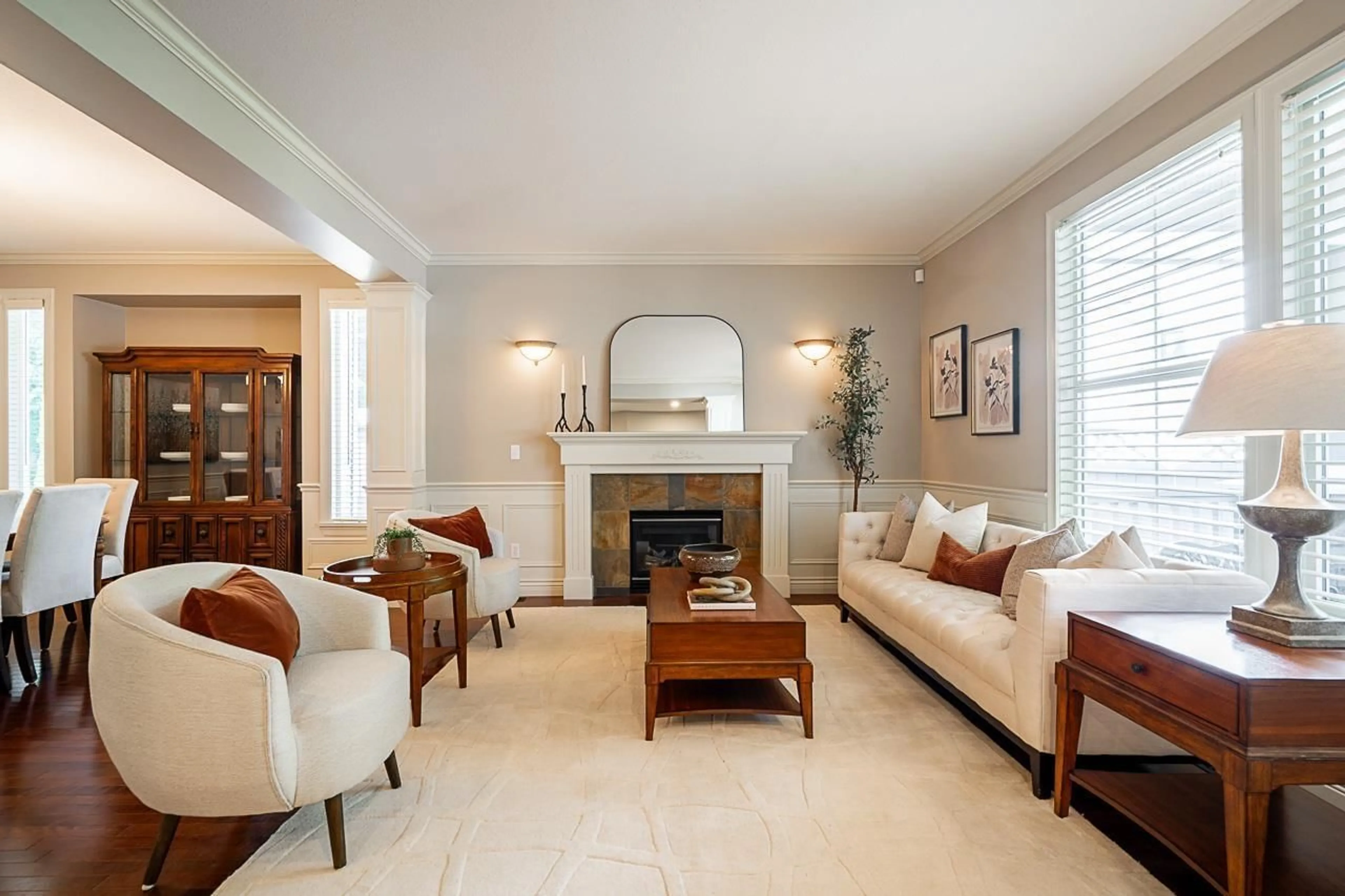 Living room with furniture, ceramic/tile floor for 7049 196A ST, Langley British Columbia V2Y2Z9