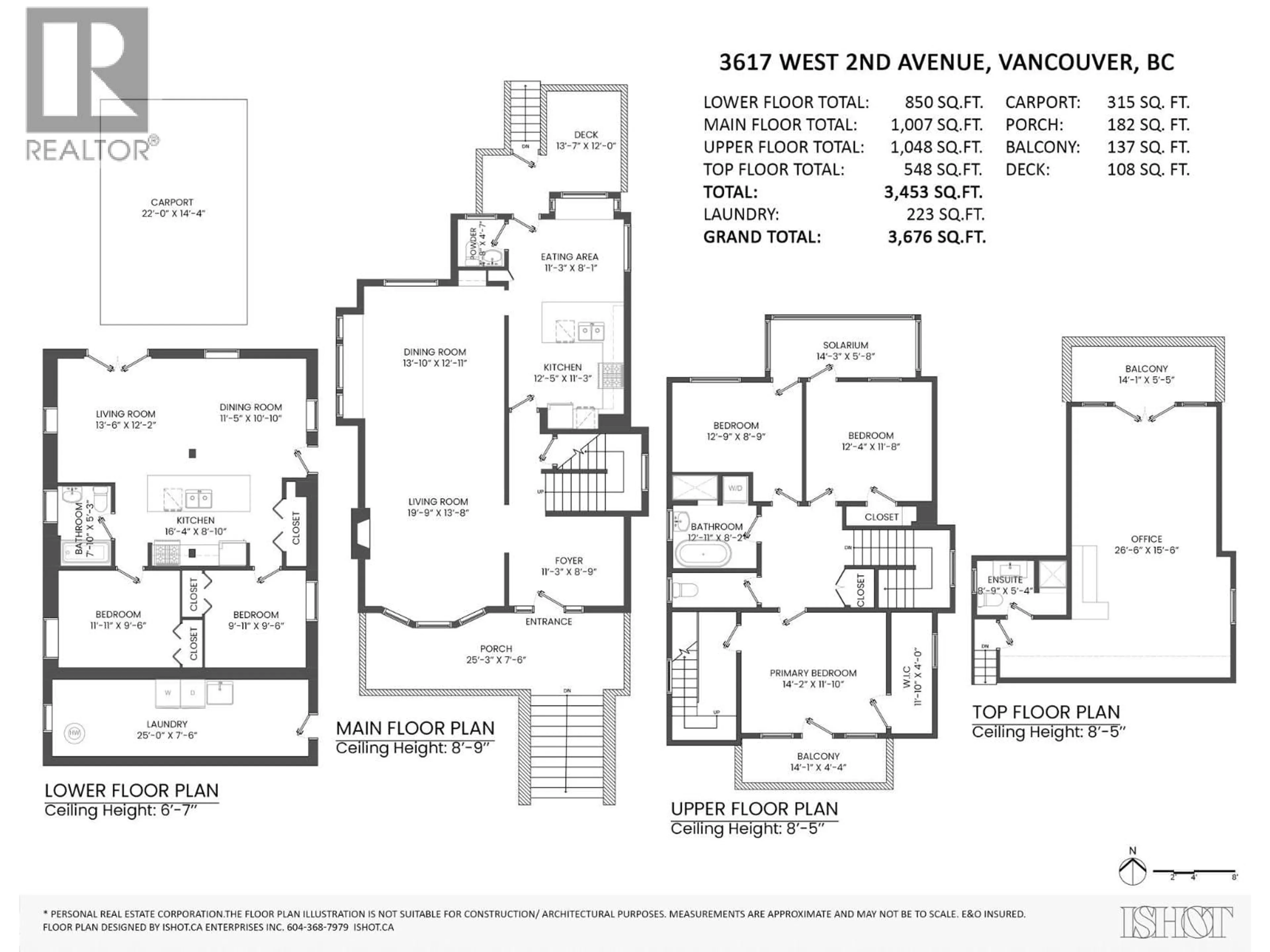 Floor plan for 3617 WEST 2ND AVENUE, Vancouver British Columbia V6R1J6