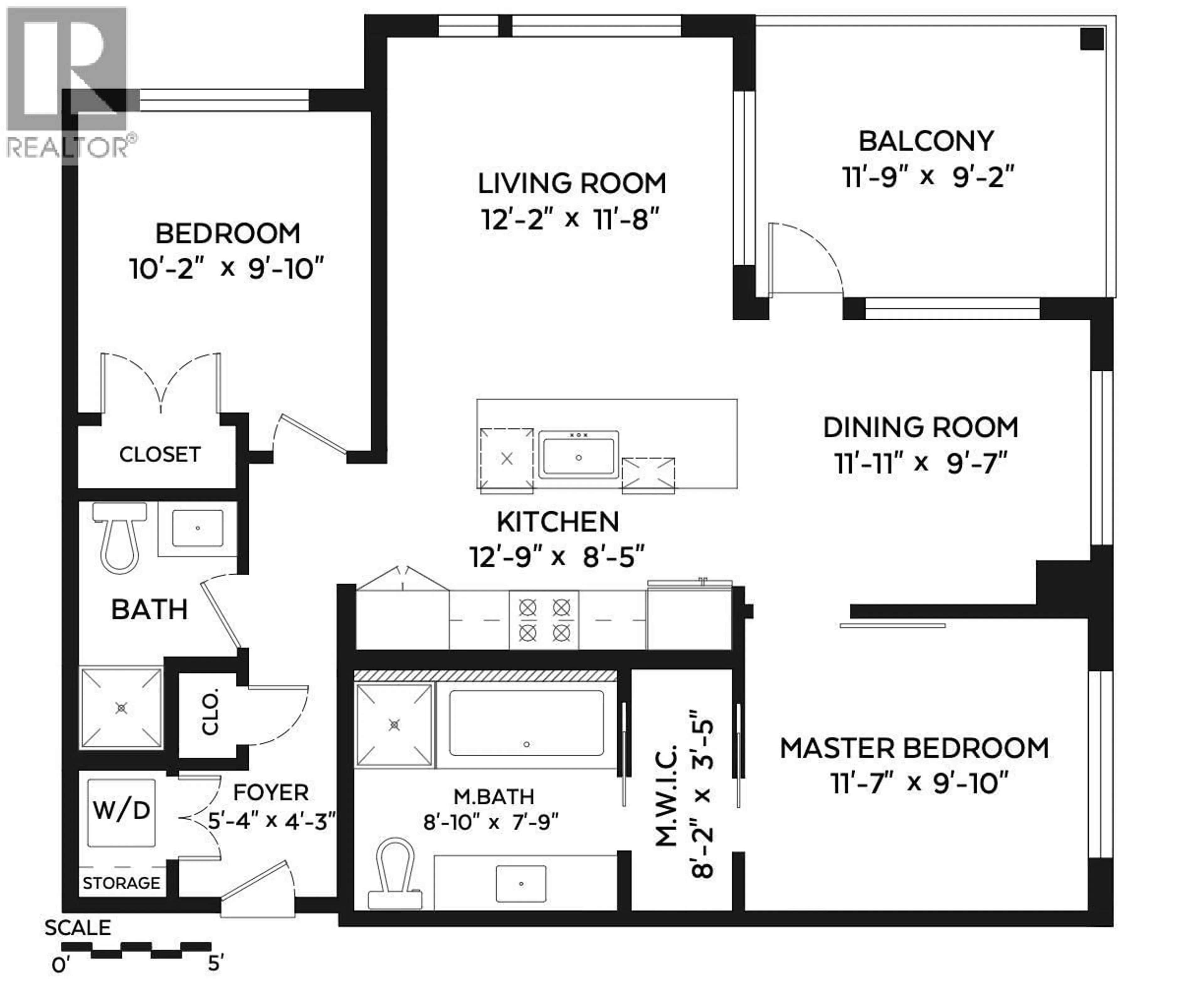 Floor plan for 409 - 1679 LLOYD STREET, North Vancouver British Columbia V7P0A9