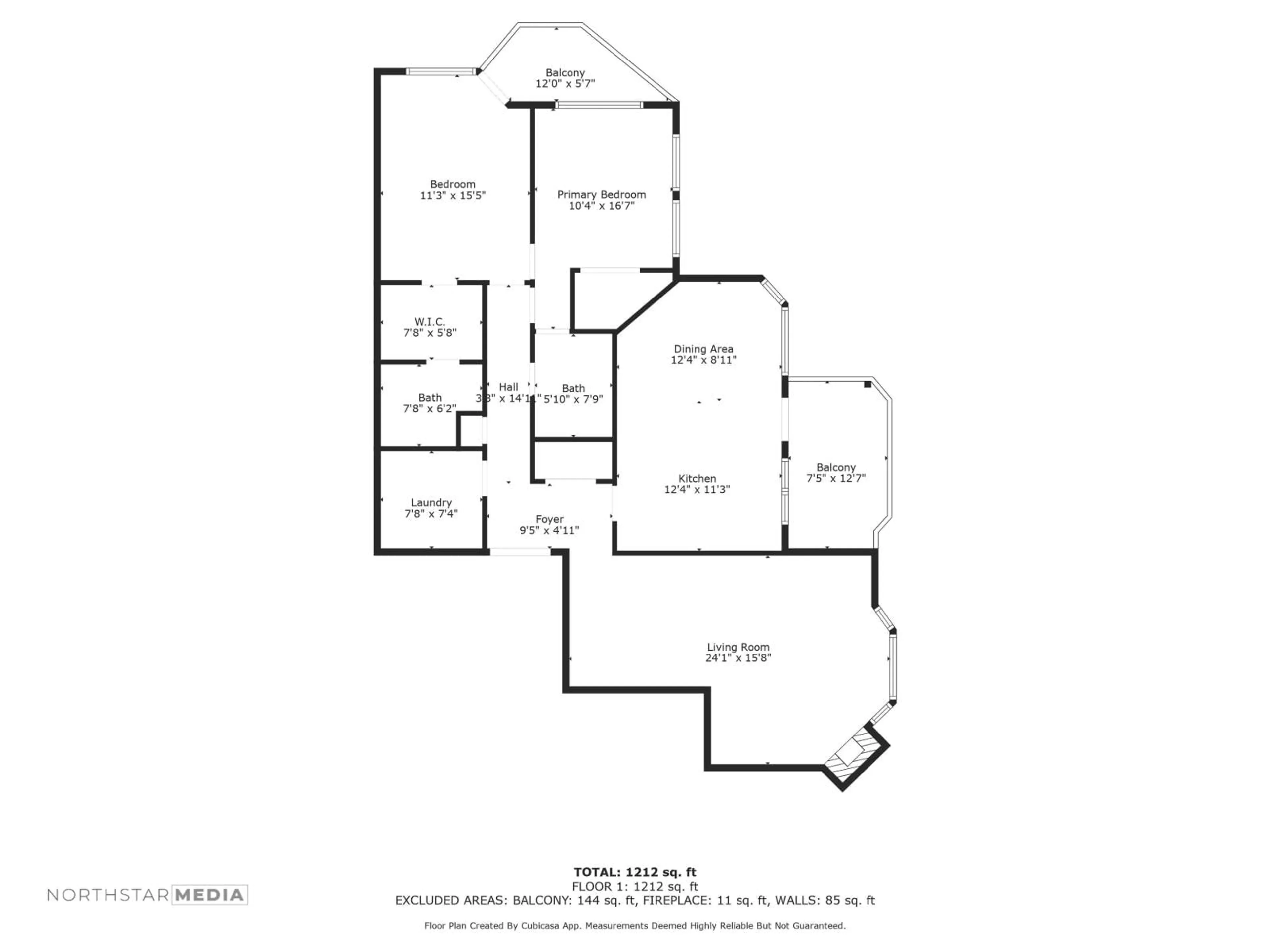 Floor plan for 301 - 8142 120A, Surrey British Columbia V3W0N1