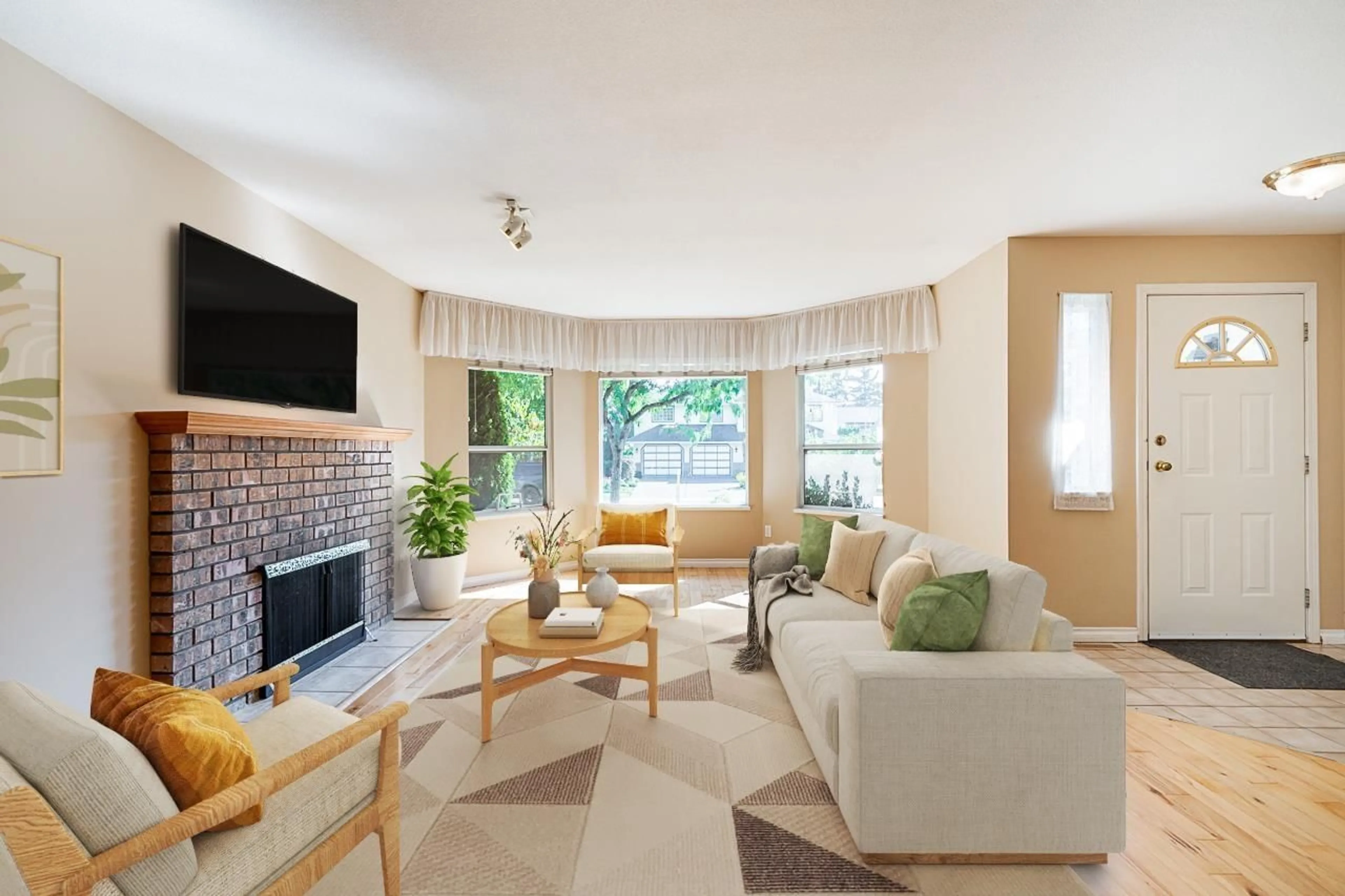 Living room with furniture, unknown for 18671 60A, Surrey British Columbia V3S7P4