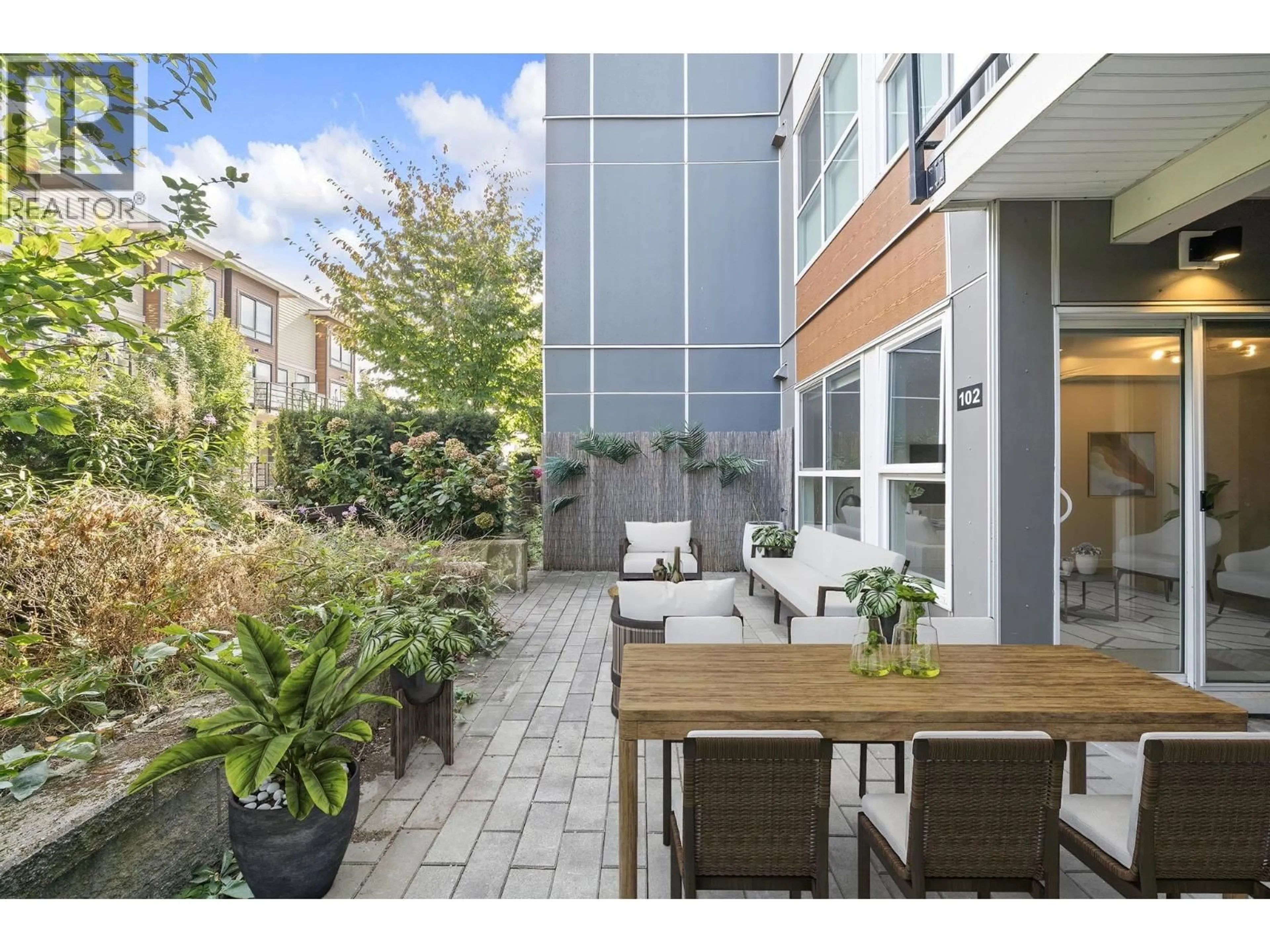 Patio, street for 102 - 10177 RIVER DRIVE, Richmond British Columbia V6X0S2