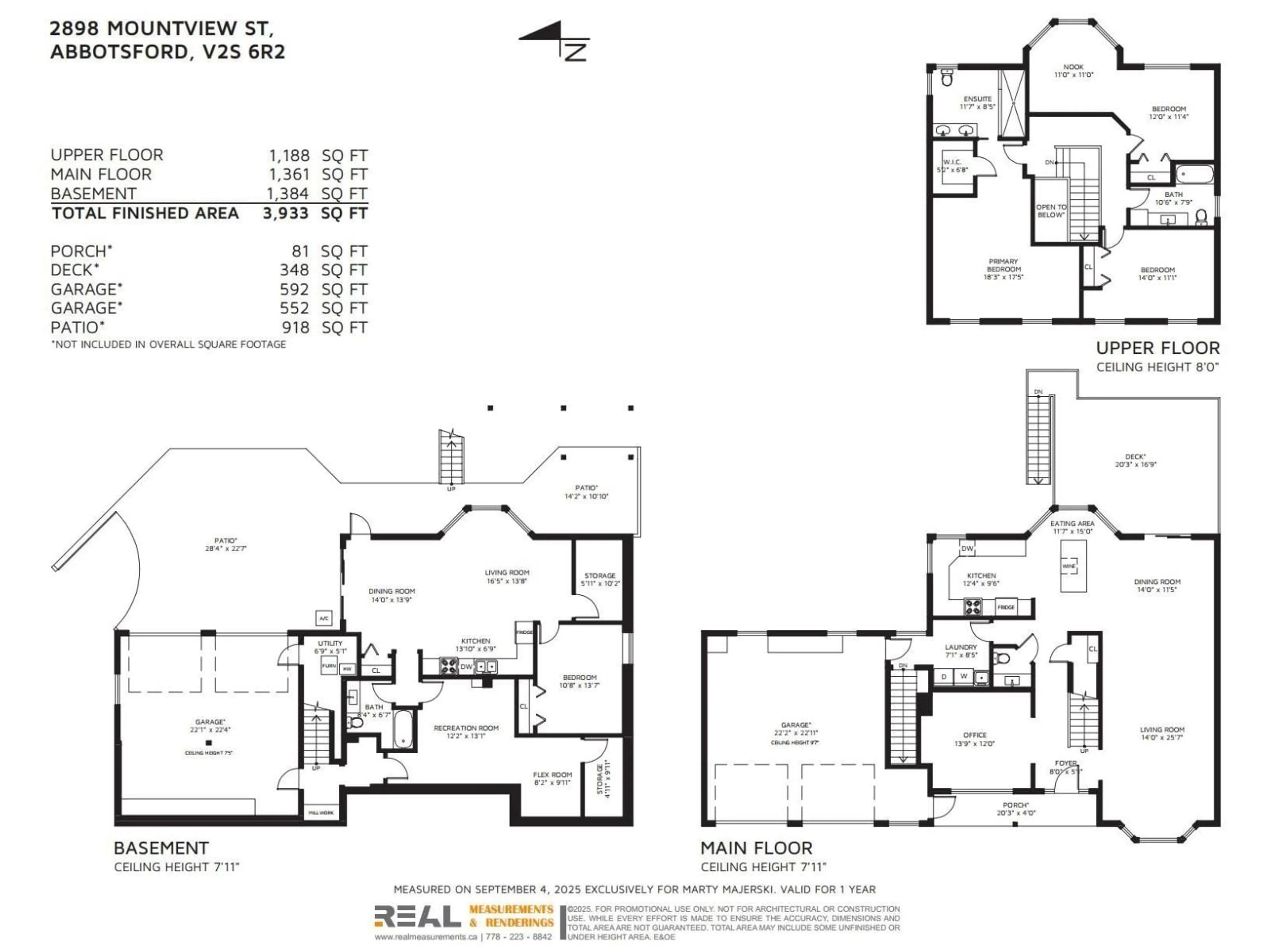 Floor plan for 2898 MOUNTVIEW, Abbotsford British Columbia V2S6R2