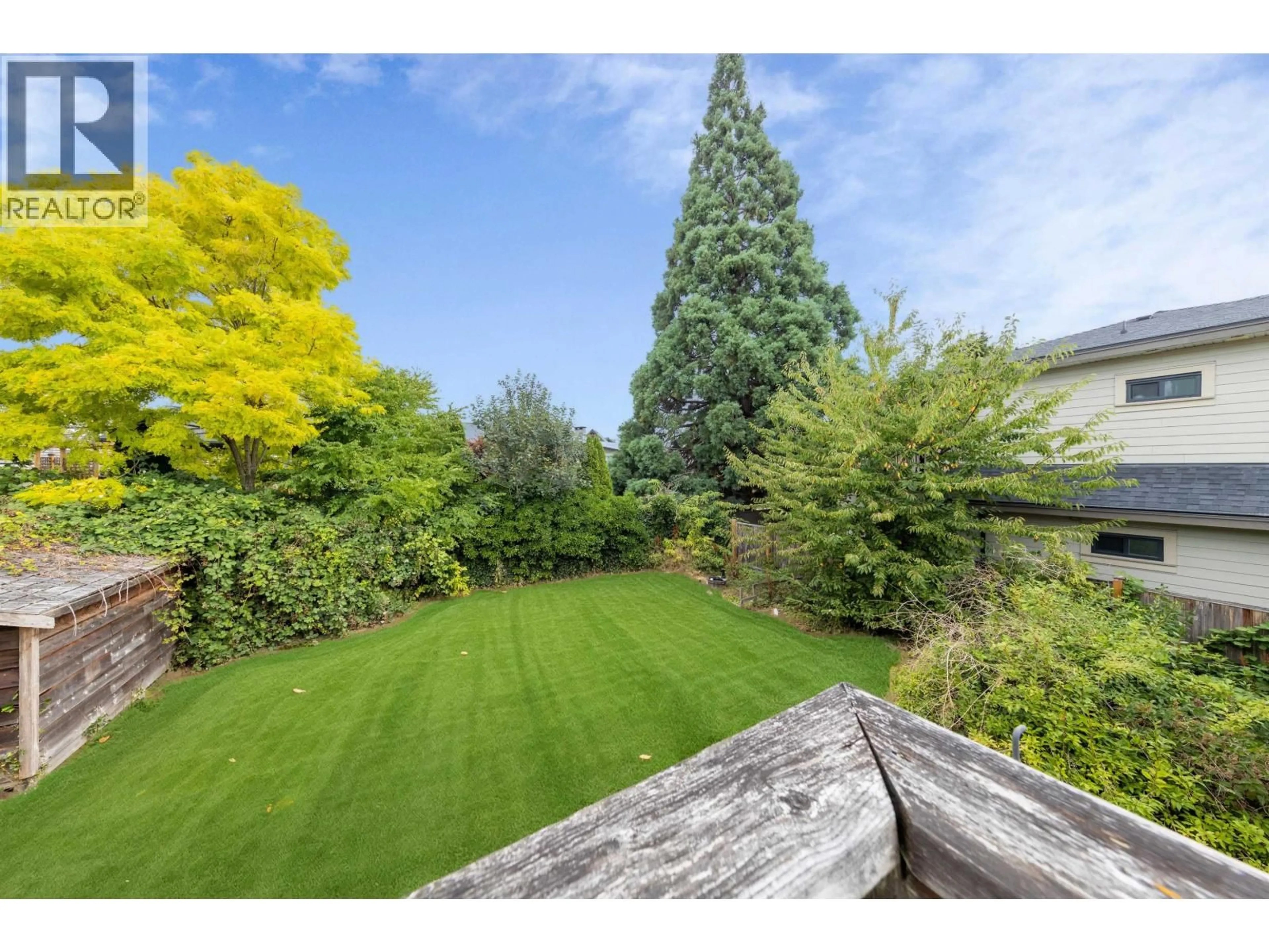 A pic from outside/outdoor area/front of a property/back of a property/a pic from drone, forest/trees view for 4851 MCLURE AVENUE, Richmond British Columbia V7C4K1