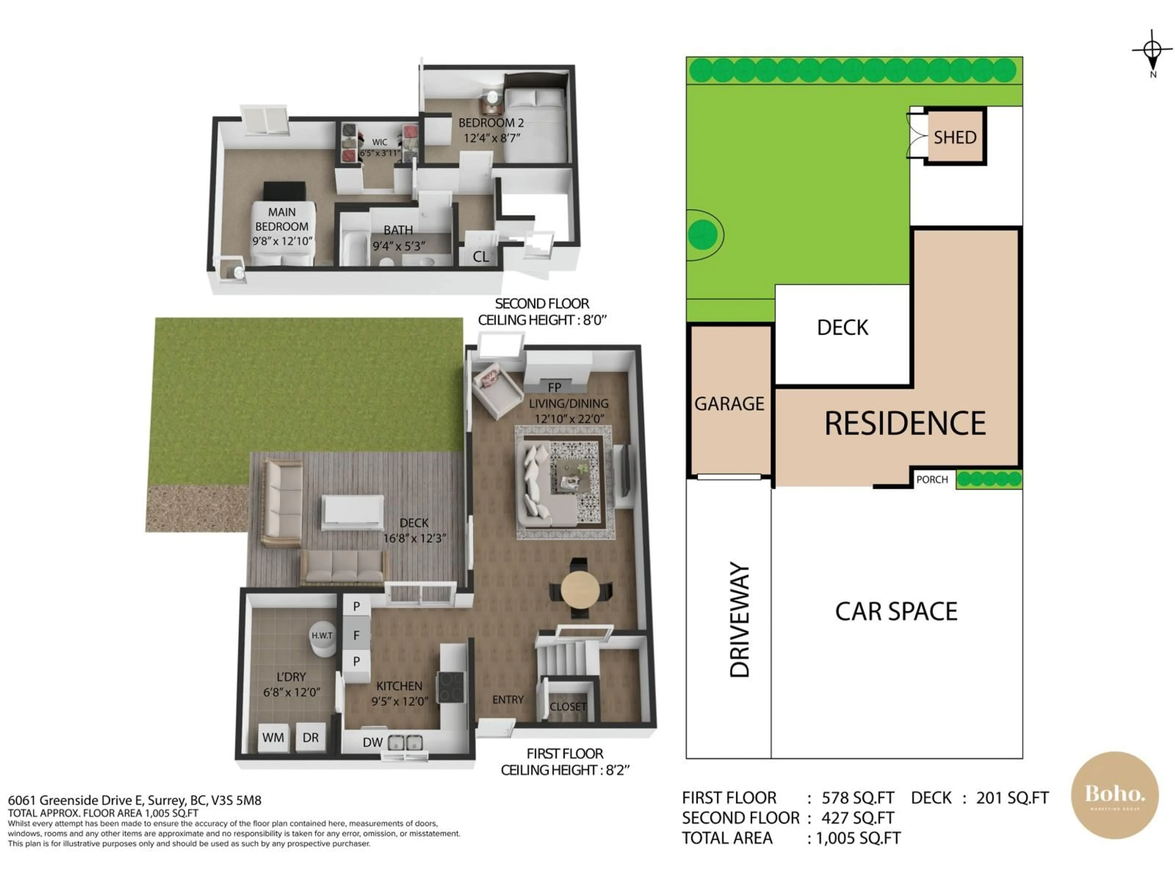Floor plan for 6061 GREENSIDE EAST, Surrey British Columbia V3S5M8