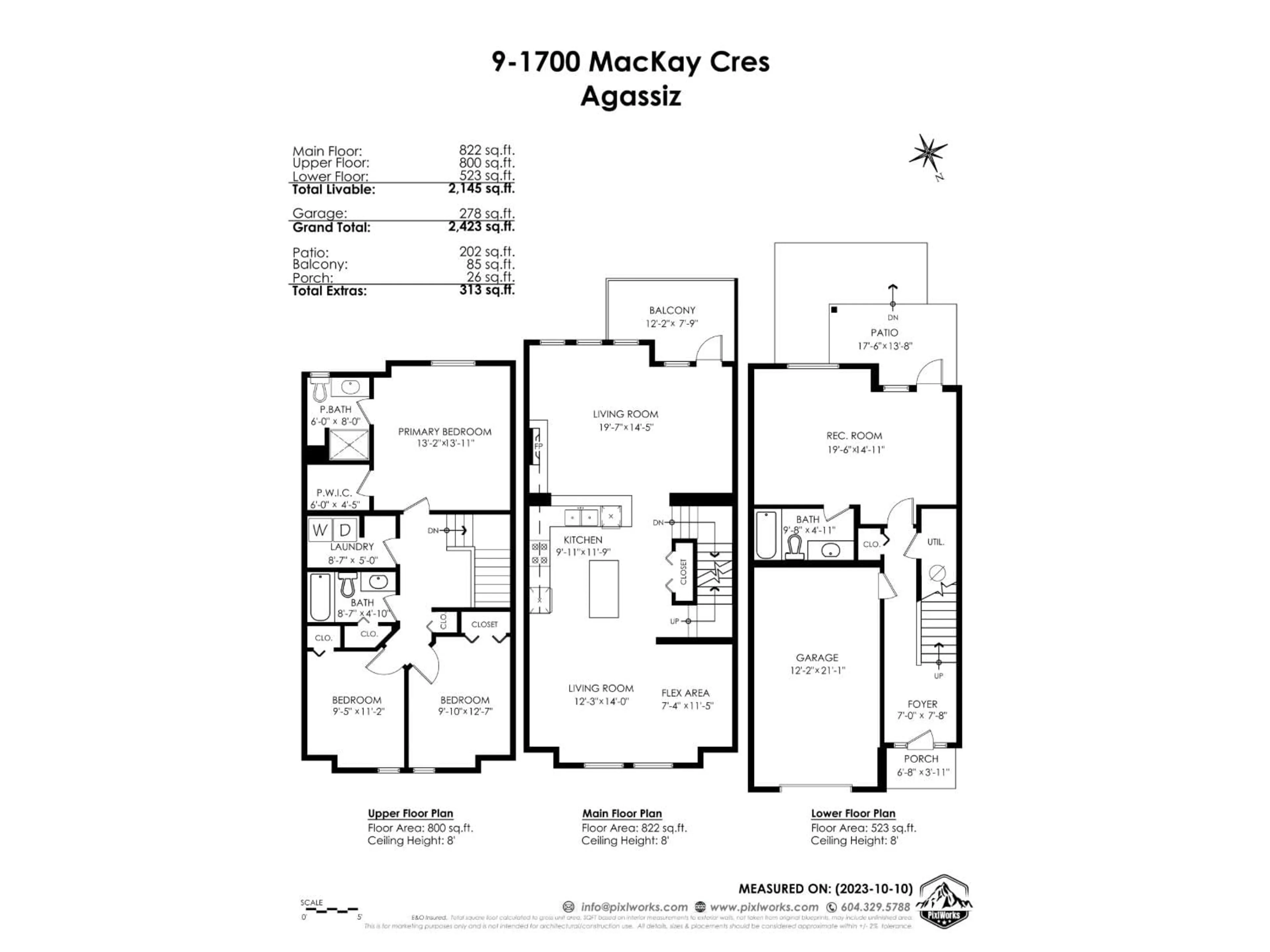 Floor plan for 9 - 1700 MACKAY CRESCENT, Agassiz British Columbia V0M1A3