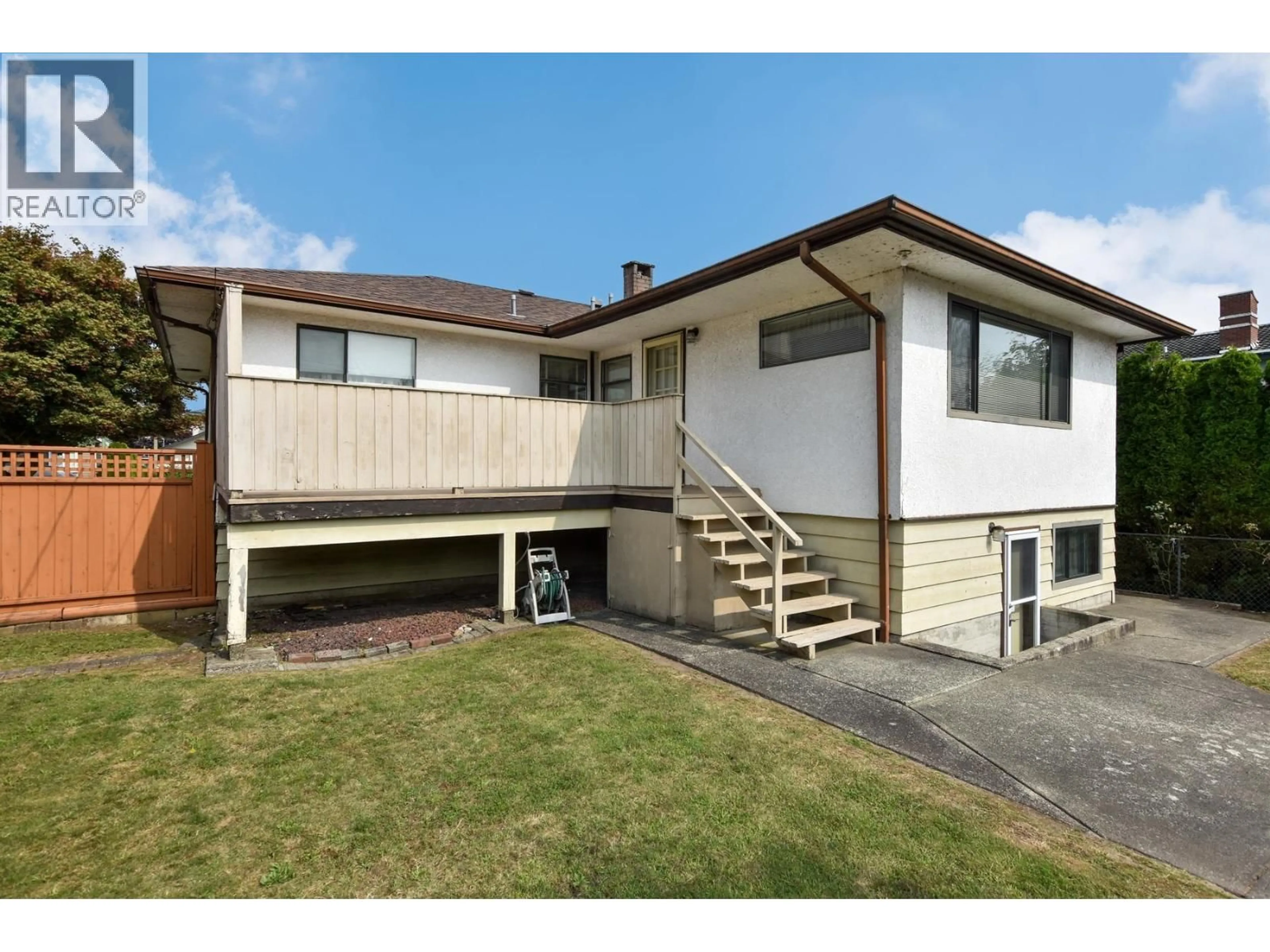 Home with vinyl exterior material, street for 6992 BURFORD STREET, Burnaby British Columbia V5E1S2