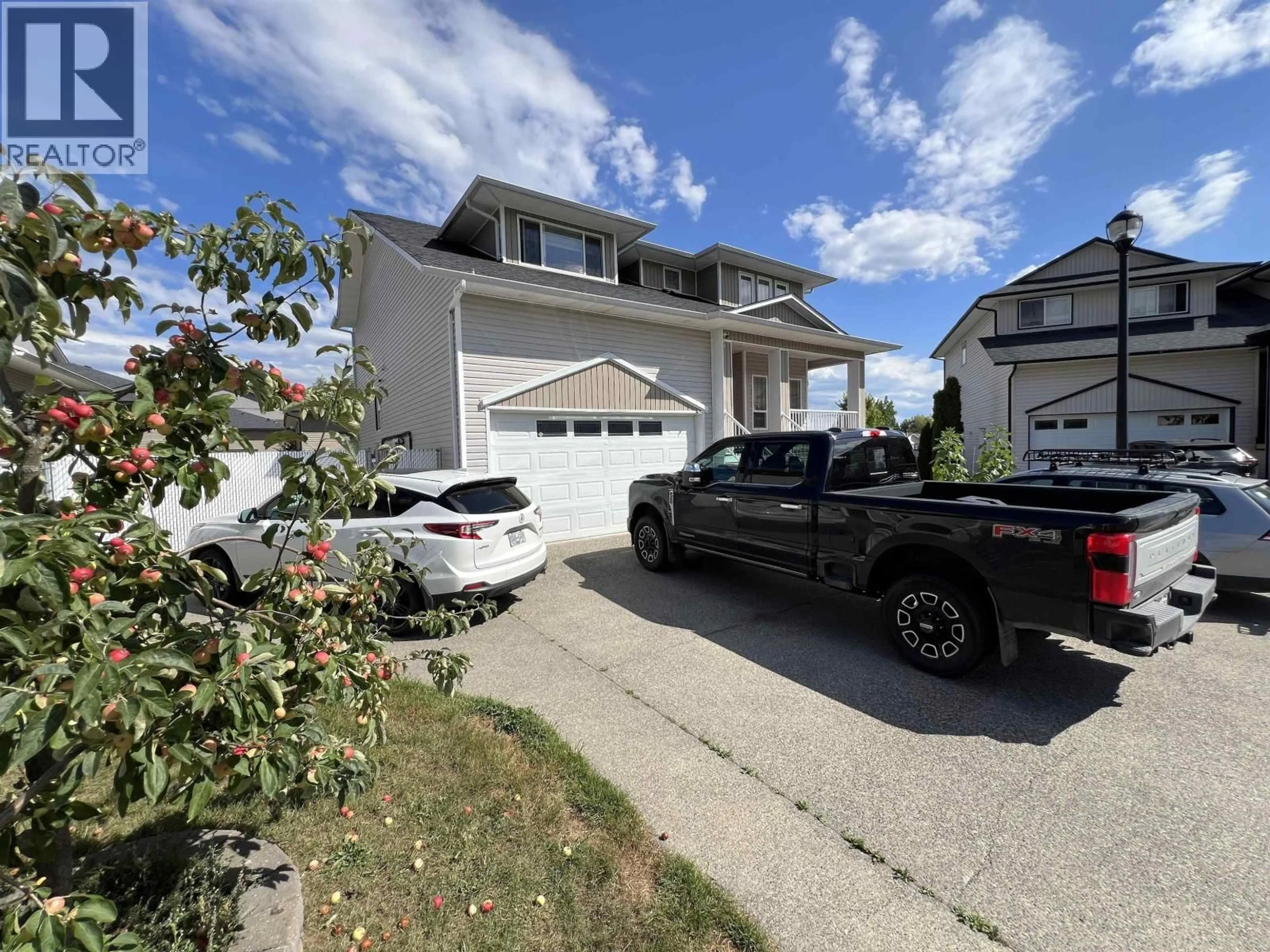 Home with vinyl exterior material, street for 486 RAV COURT, Prince George British Columbia V2M0A6