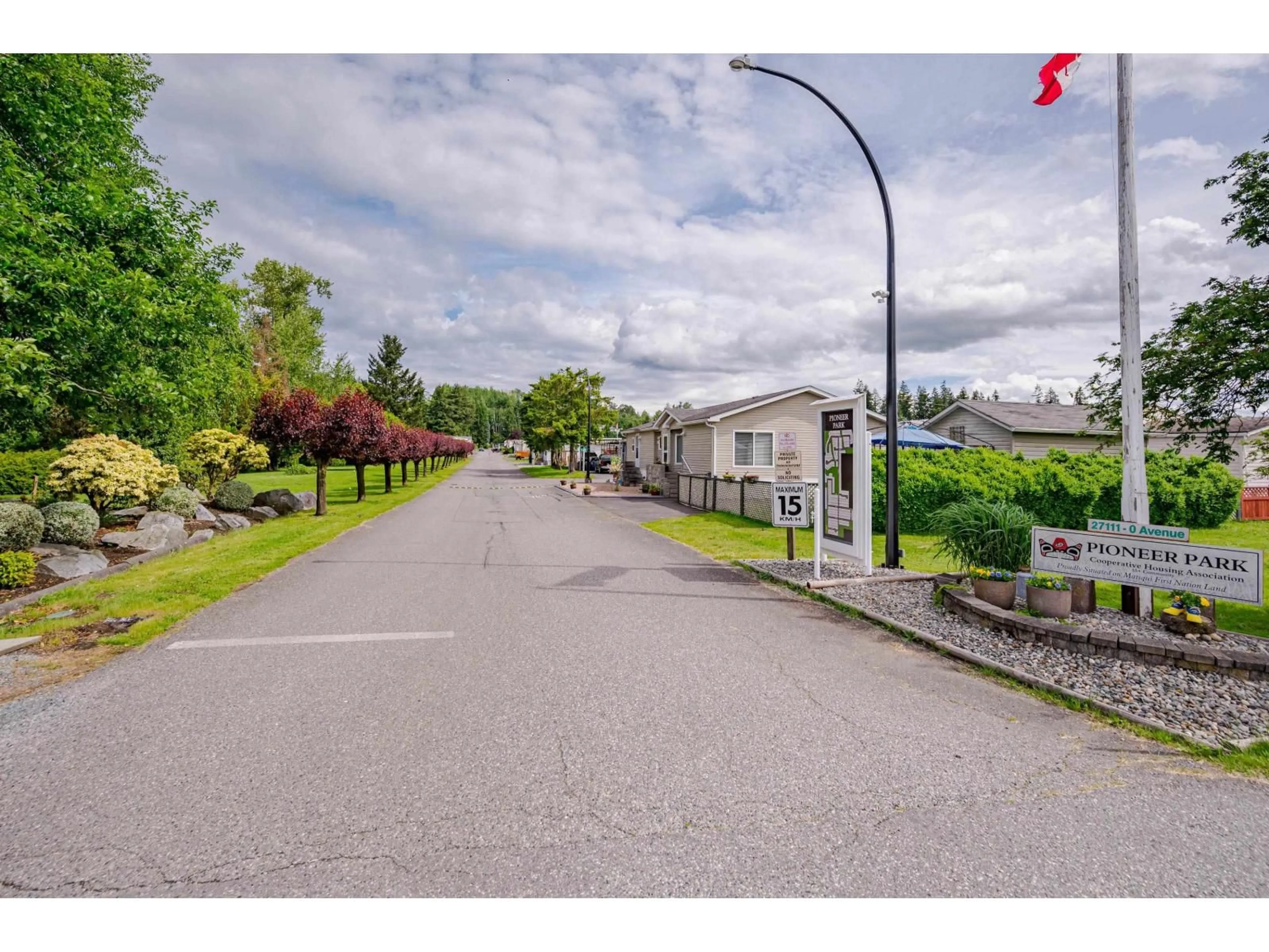 A pic from outside/outdoor area/front of a property/back of a property/a pic from drone, street for 62 - 27111 0, Langley British Columbia V4W2T1