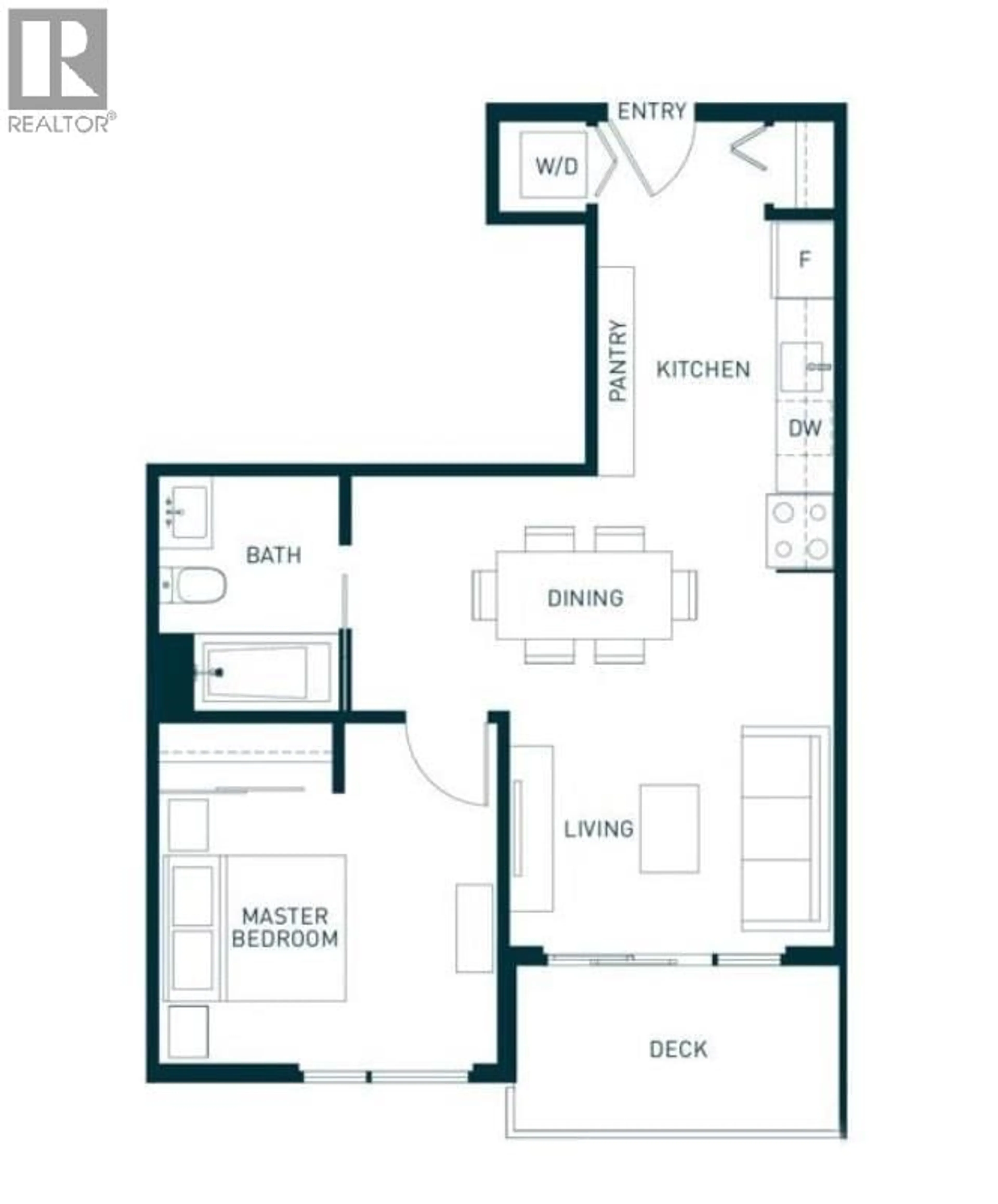 Floor plan for 507 - 1012 AUCKLAND STREET, New Westminster British Columbia V3M0M3