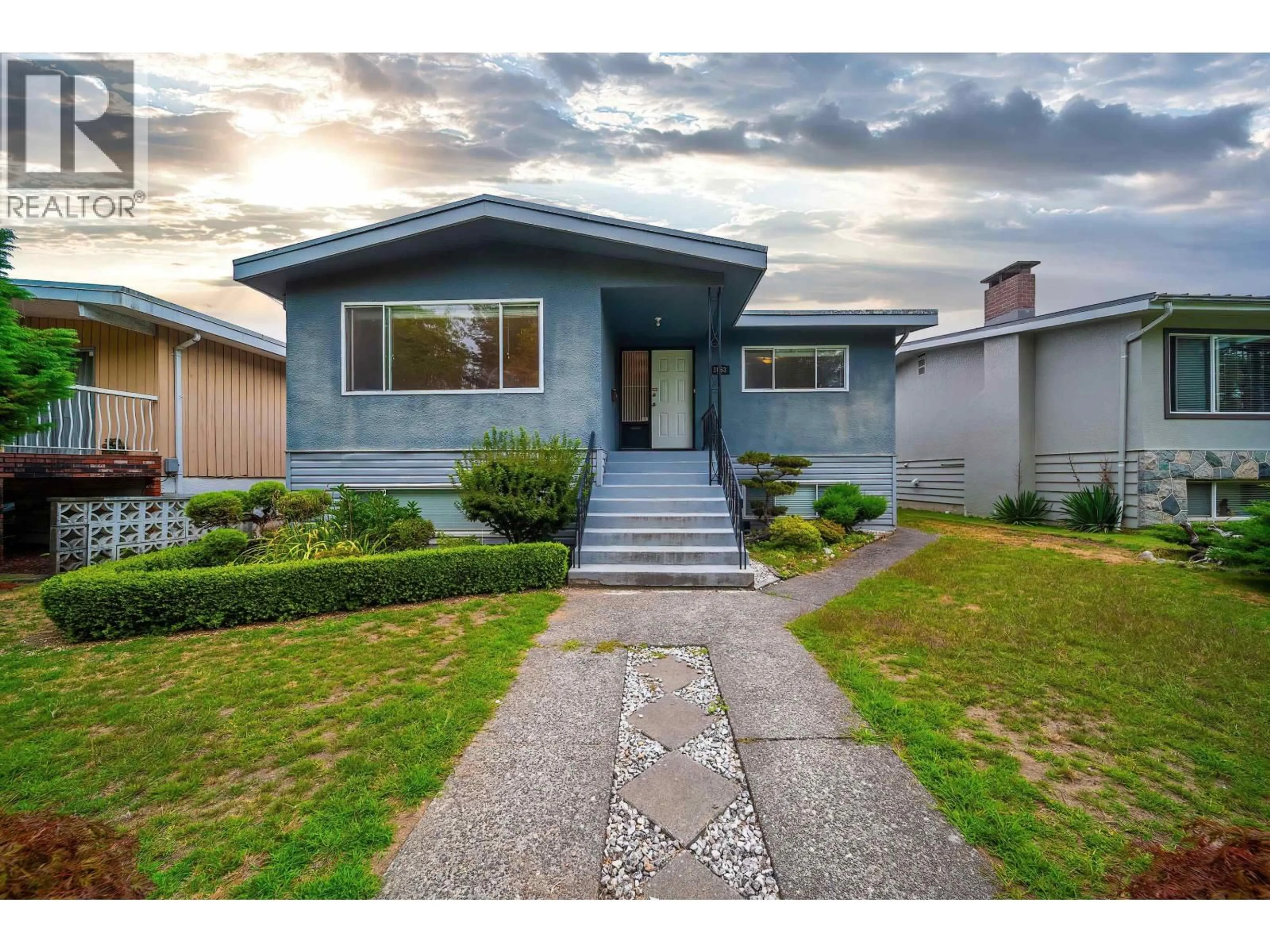 Home with vinyl exterior material, street for 3063 ROSEMONT DRIVE, Vancouver British Columbia V5S2C8