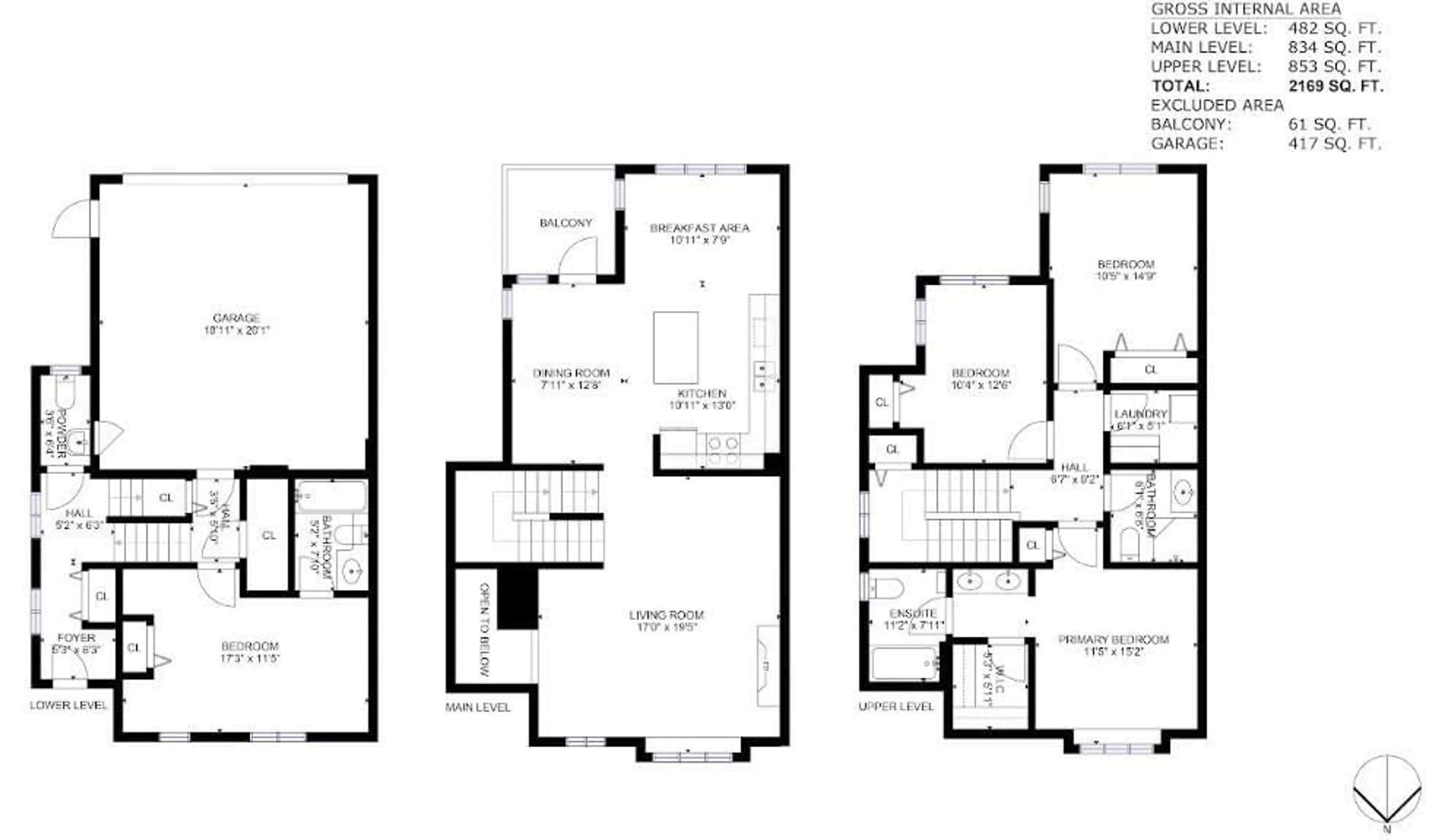 Floor plan for 6 - 6635 192, Surrey British Columbia V4N5T9