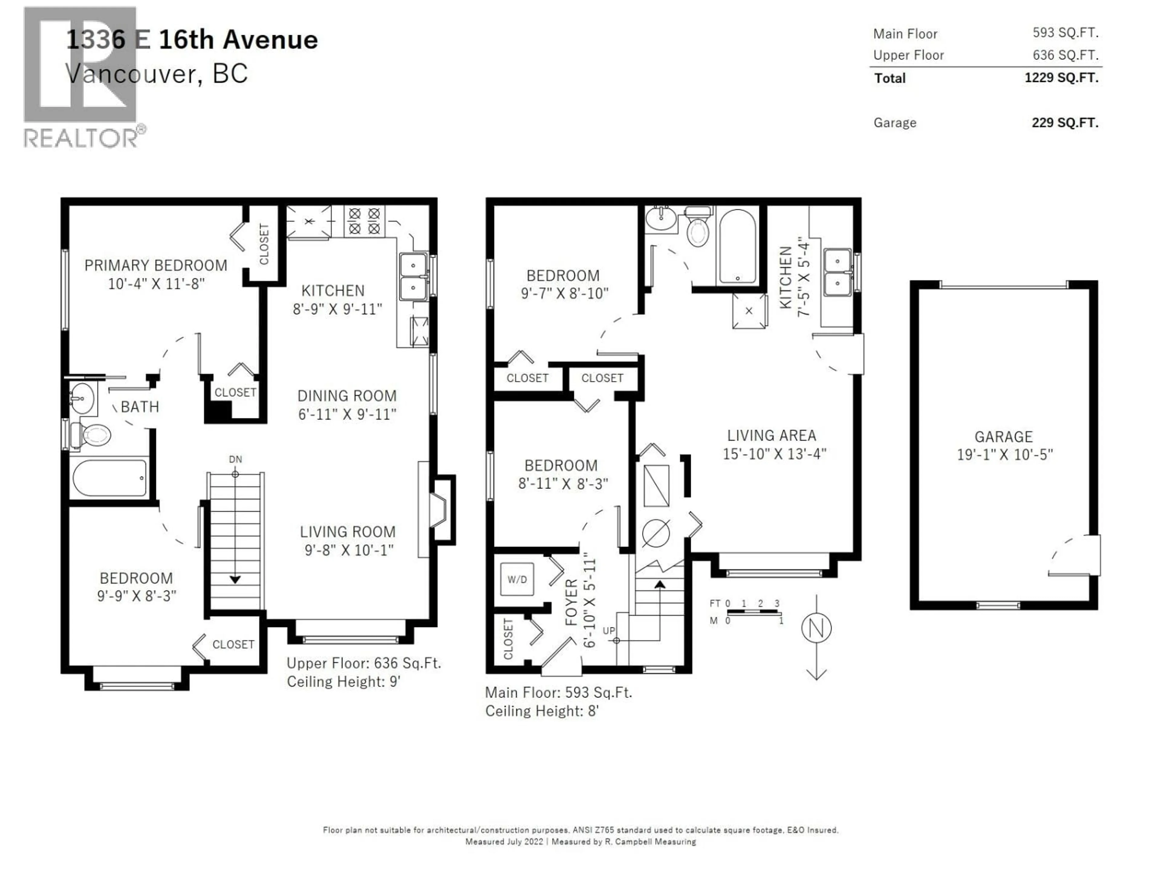 Floor plan for 1336 16TH AVENUE, Vancouver British Columbia V5T4G8