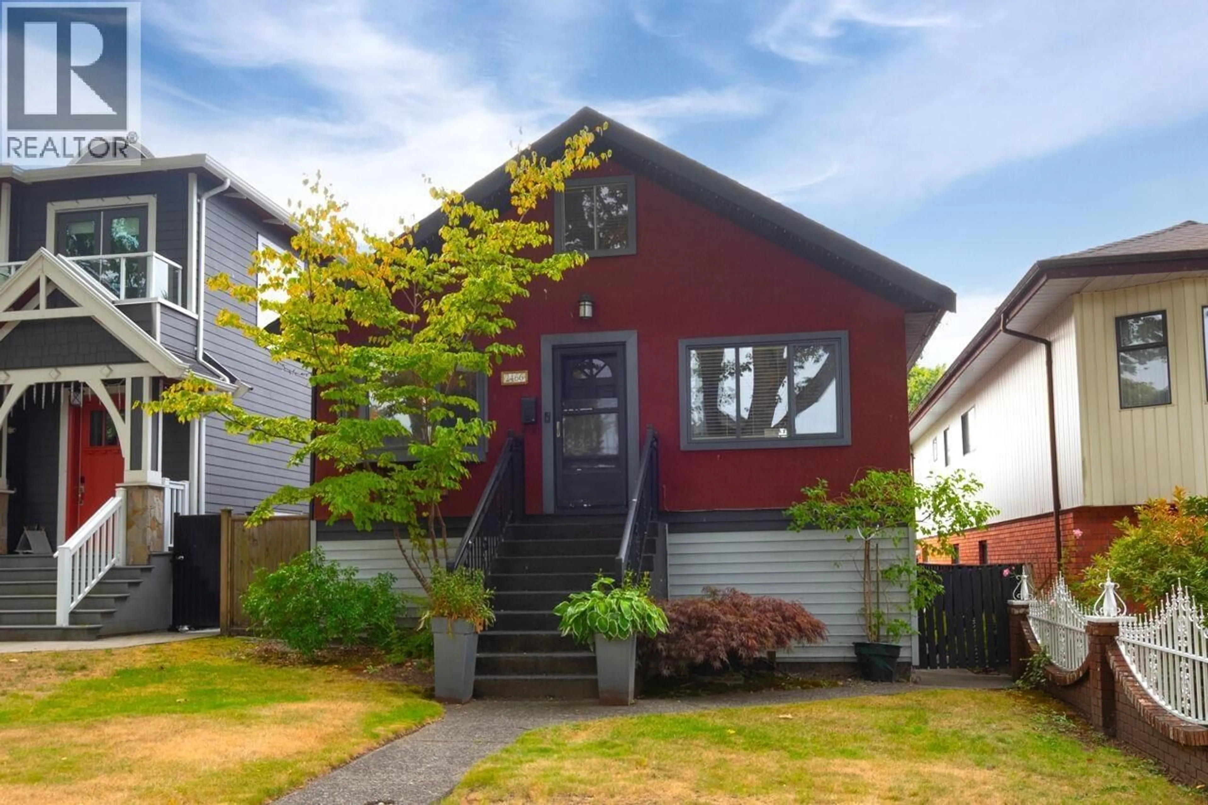 Home with vinyl exterior material, street for 2466 ETON STREET, Vancouver British Columbia V5K1J5