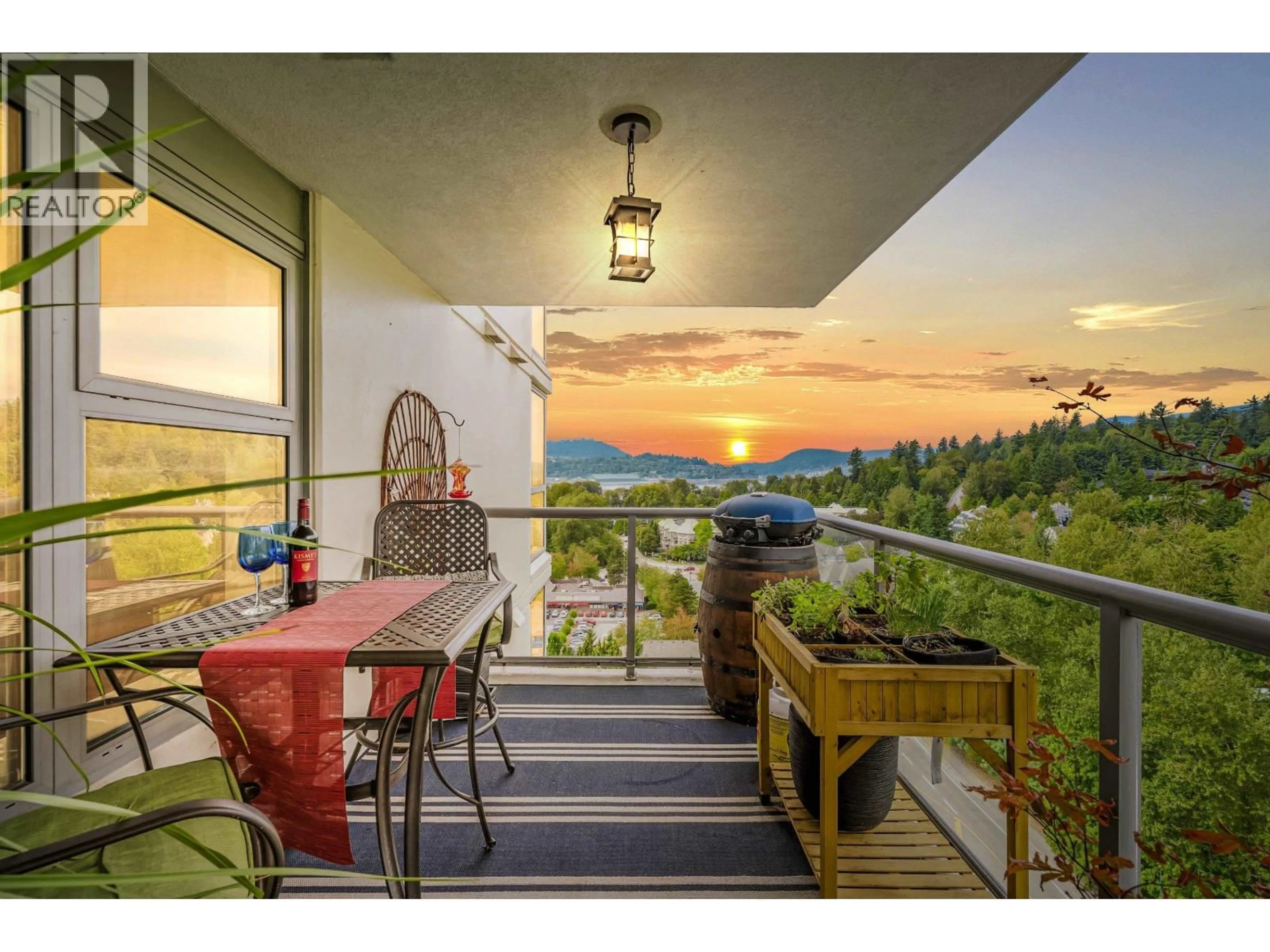 Balcony in the apartment, mountain view for 1601 - 290 NEWPORT DRIVE, Port Moody British Columbia V3H5N2