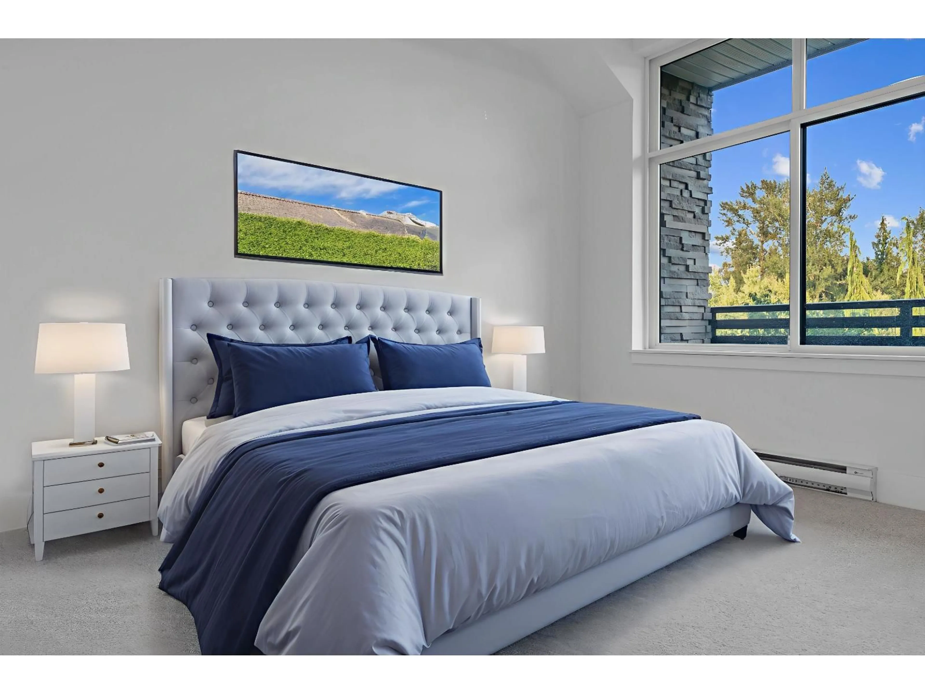 Bedroom with bed, unknown for 204 - 9983 BARNSTON EAST, Surrey British Columbia V4N6T3
