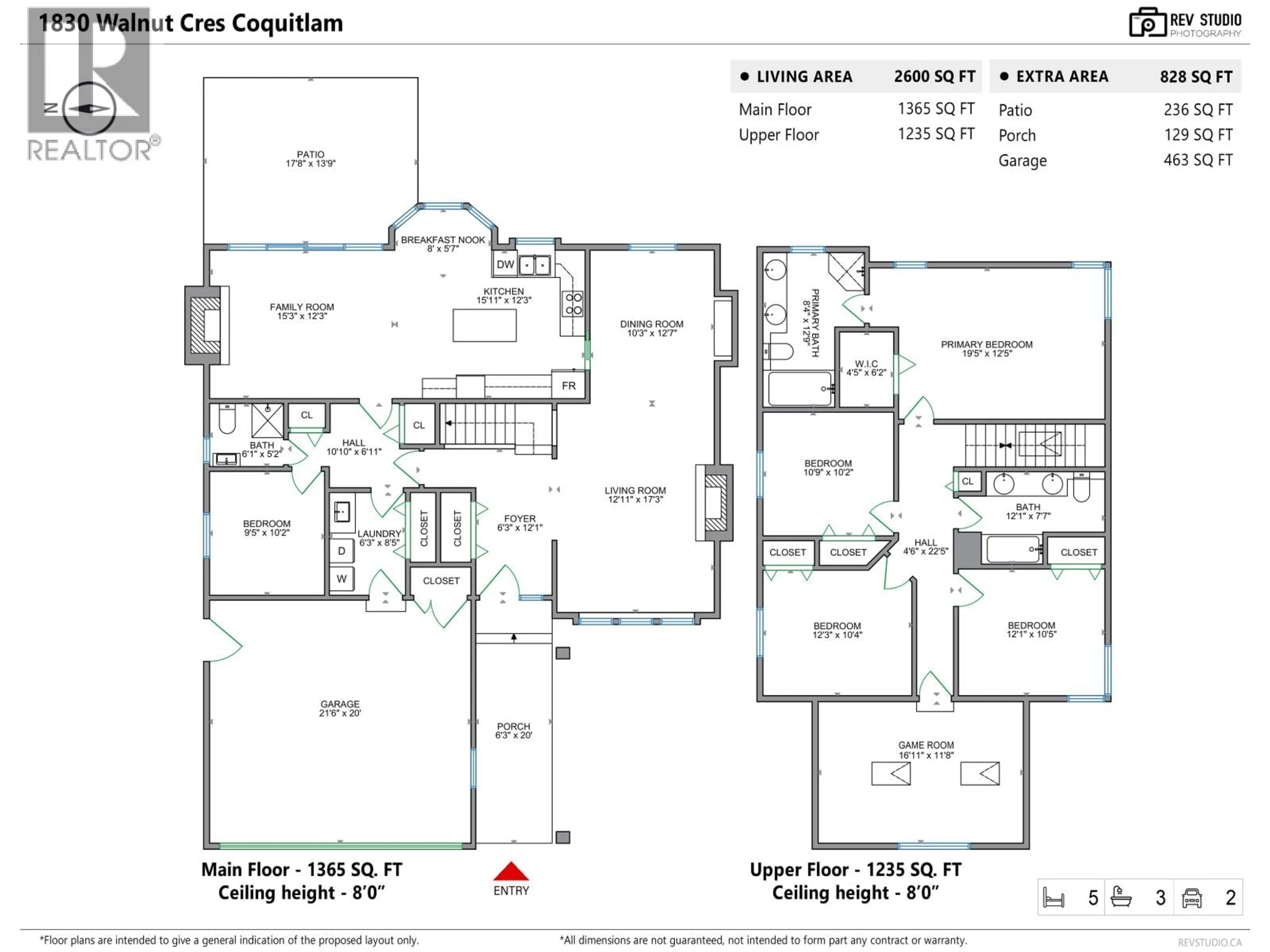 Floor plan for 1830 WALNUT CRESCENT, Coquitlam British Columbia V3J7T5