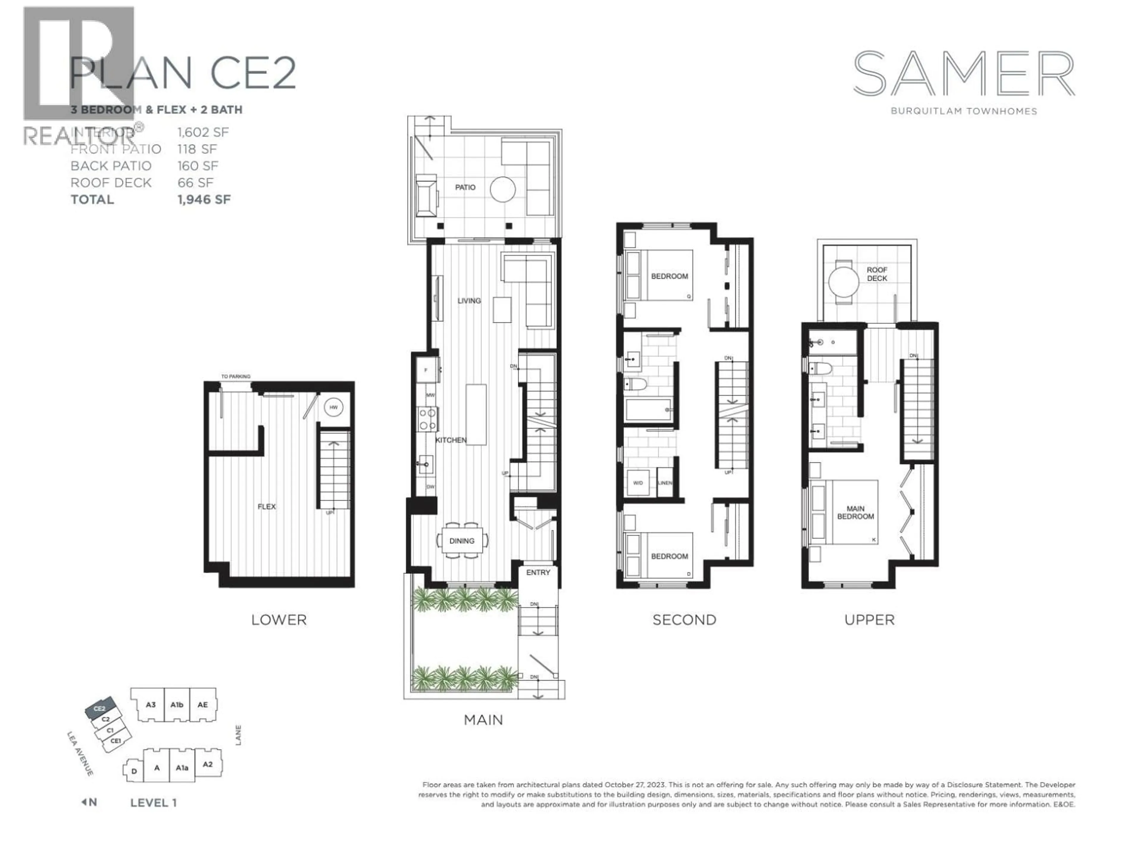 Floor plan for 4 - 728 LEA AVENUE, Coquitlam British Columbia V3J4H5