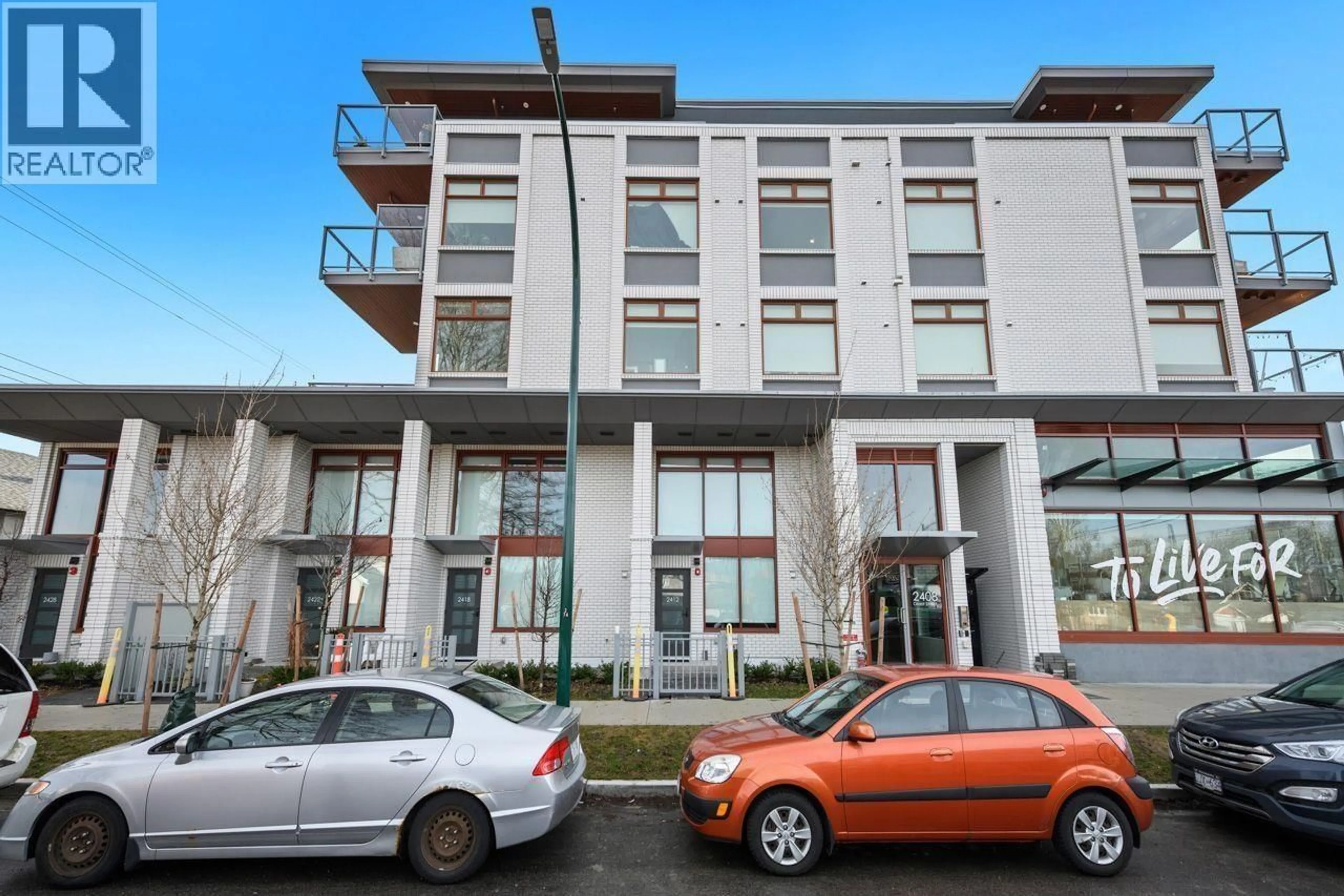 Home with brick exterior material, building for 208 - 2408 GRANT STREET, Vancouver British Columbia V5K3G4