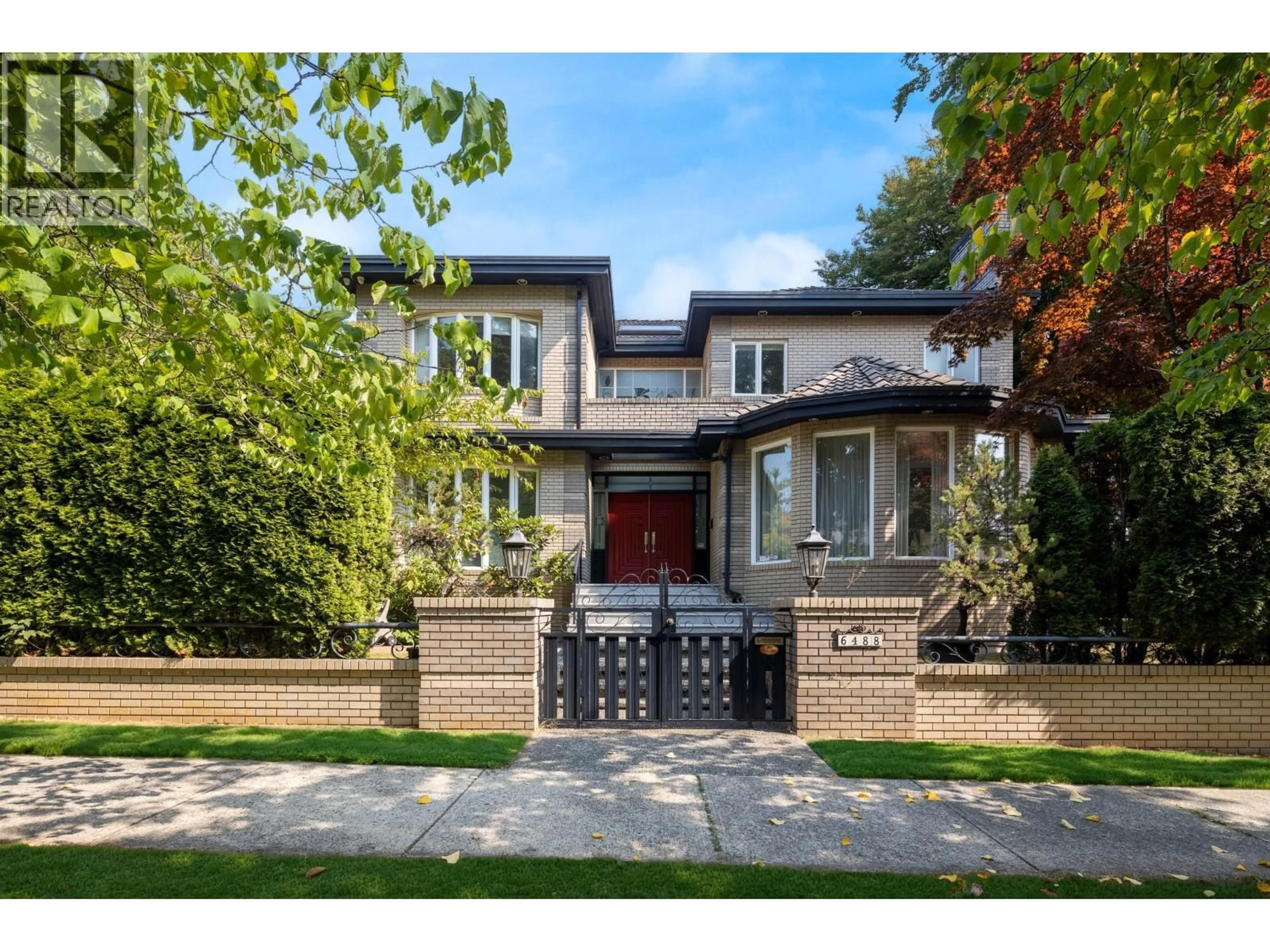 Home with brick exterior material, street for 6488 WILTSHIRE STREET, Vancouver British Columbia V6M3M4