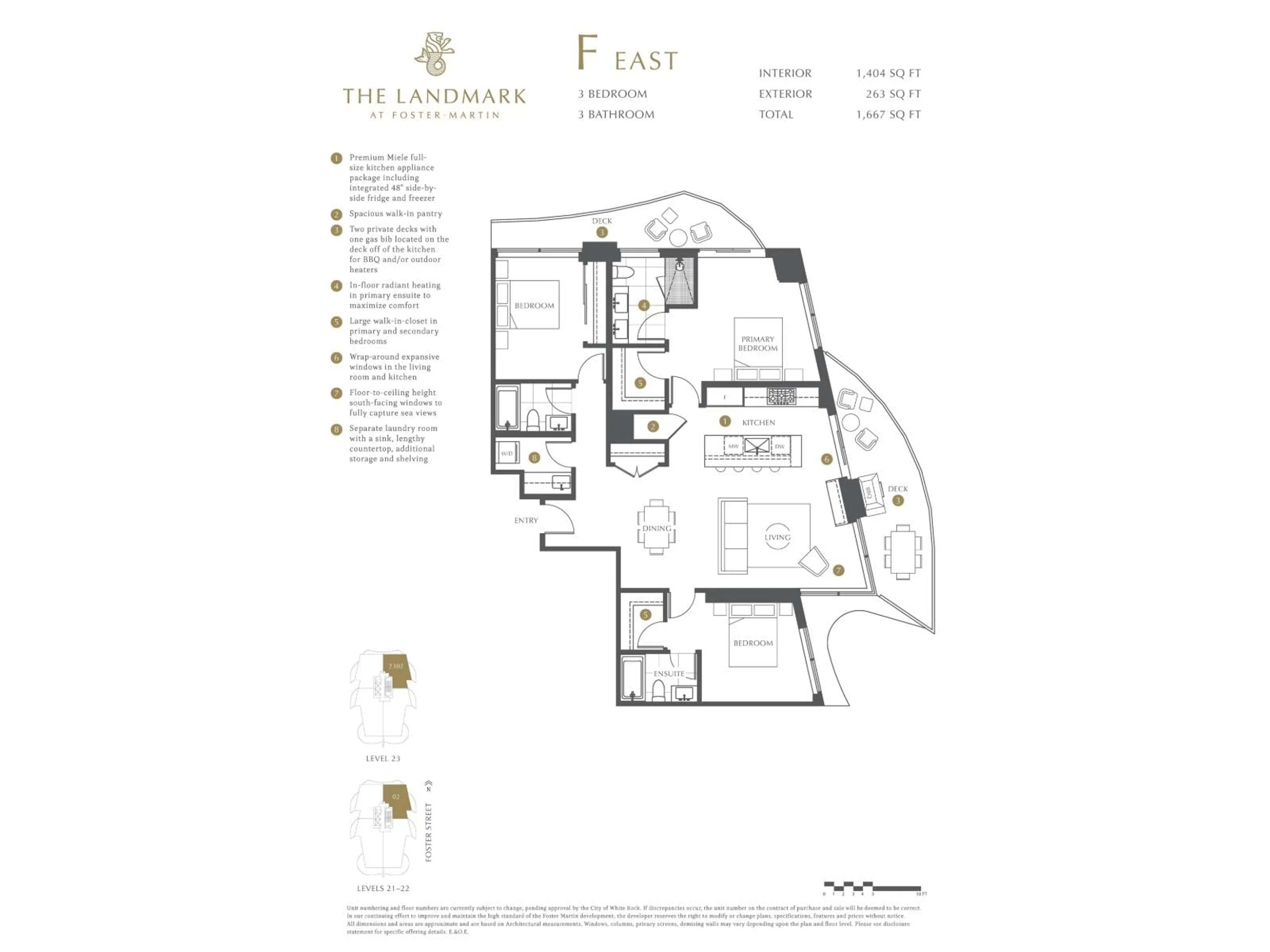 Floor plan for 2102 - 1475 FOSTER, White Rock British Columbia V4B3W7